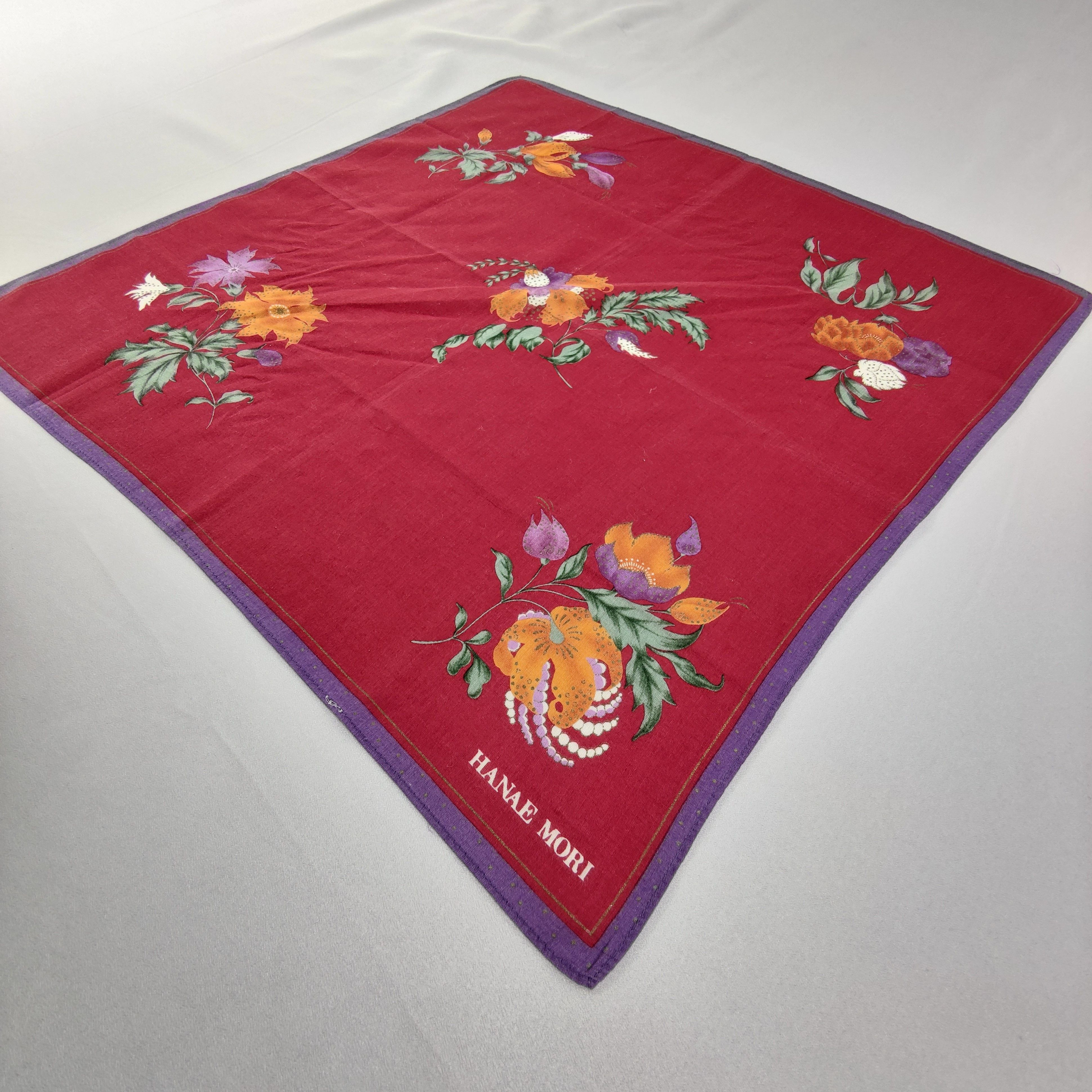 Hanae Mori Hanae Mori Handkerchief/Neckerchief/Bandana Size ONE SIZE - 3 Thumbnail