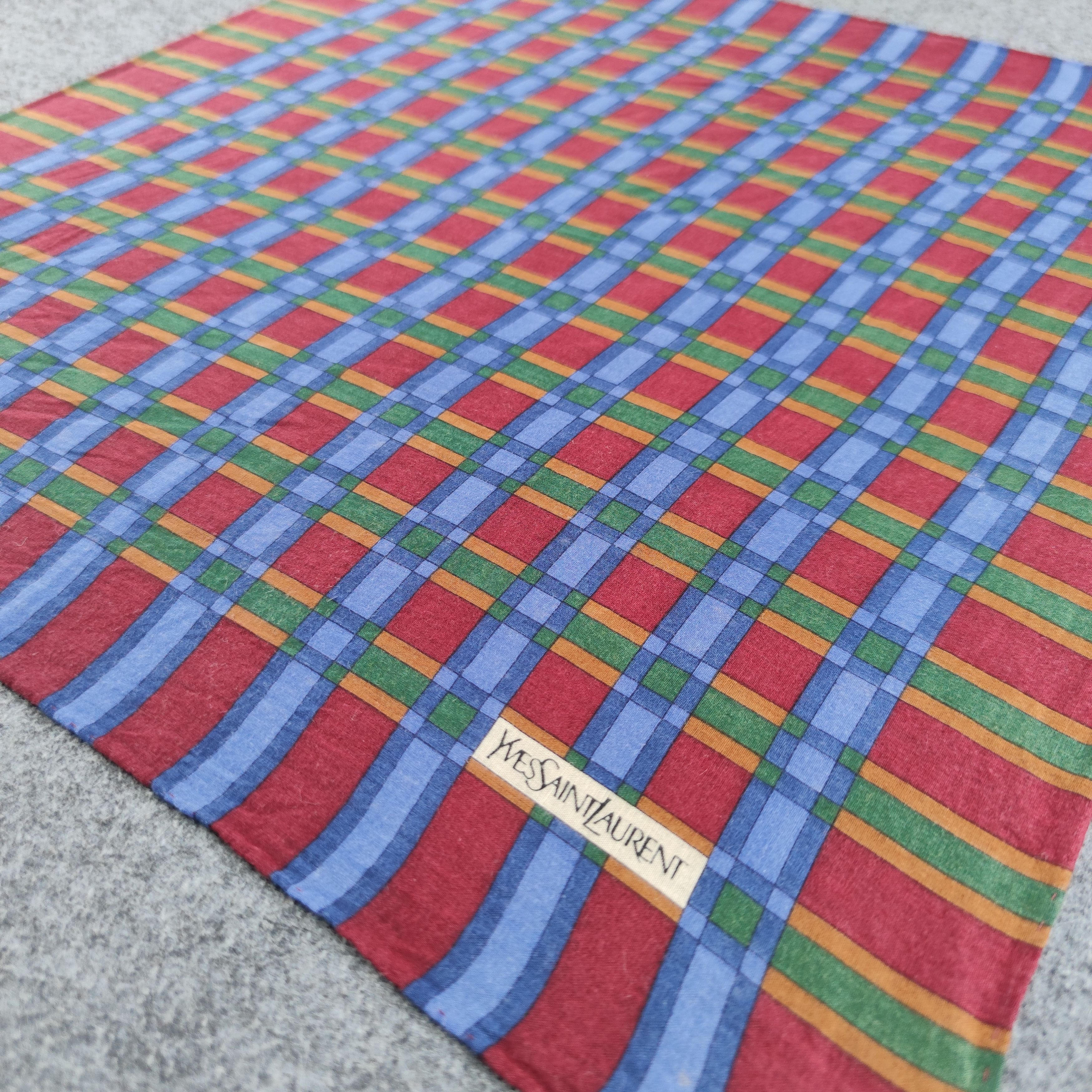 Yves Saint Laurent Yves Saint Laurent Handkerchief/Neckerchief/Bandana Size ONE SIZE - 3 Thumbnail