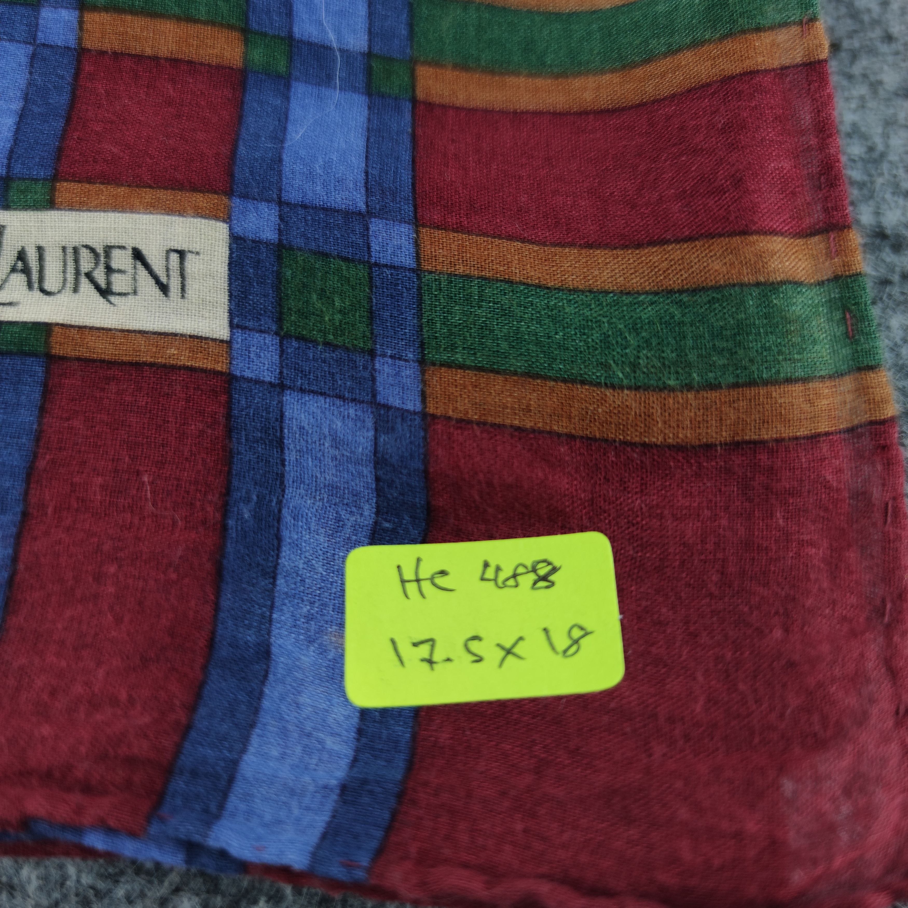 Yves Saint Laurent Yves Saint Laurent Handkerchief/Neckerchief/Bandana Size ONE SIZE - 5 Thumbnail