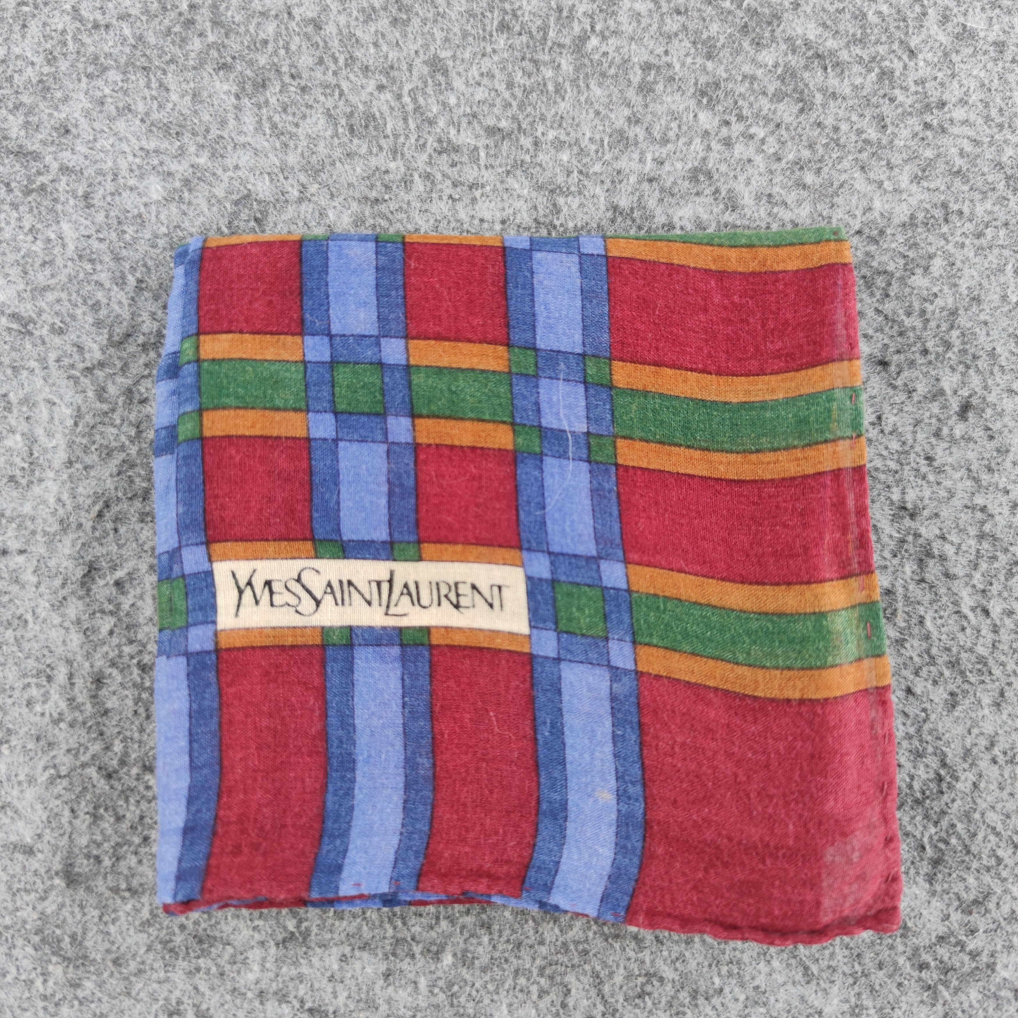 Yves Saint Laurent Yves Saint Laurent Handkerchief/Neckerchief/Bandana Size ONE SIZE - 4 Thumbnail