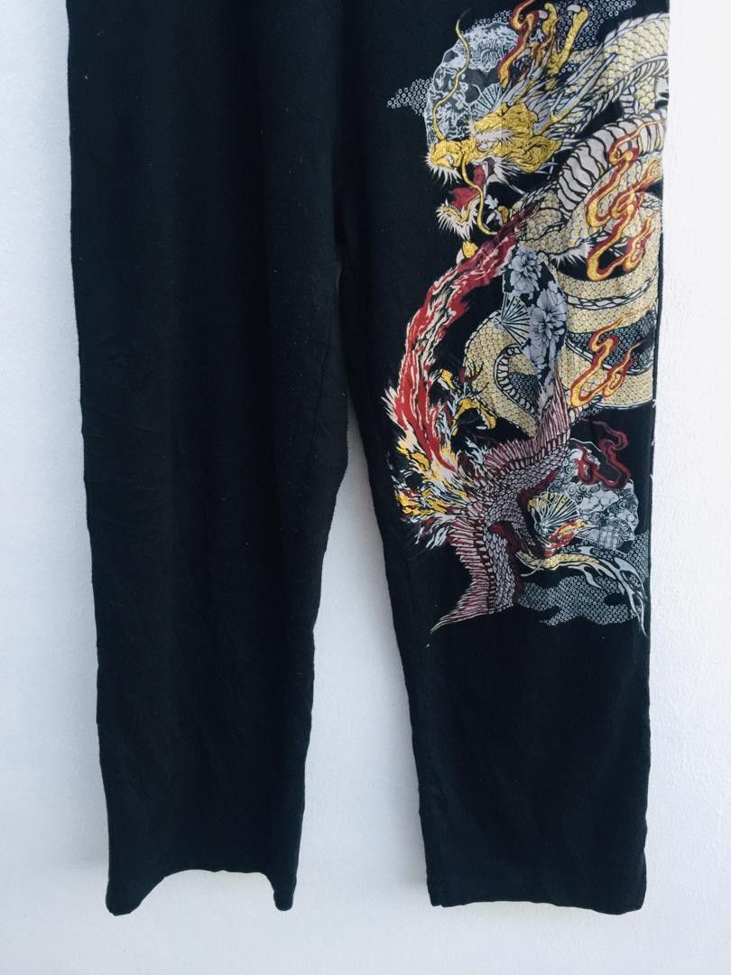 Japanese Brand Japanese Fashion Style Dragon Yakuza Sweatpant Size US 32 / EU 48 - 3 Thumbnail