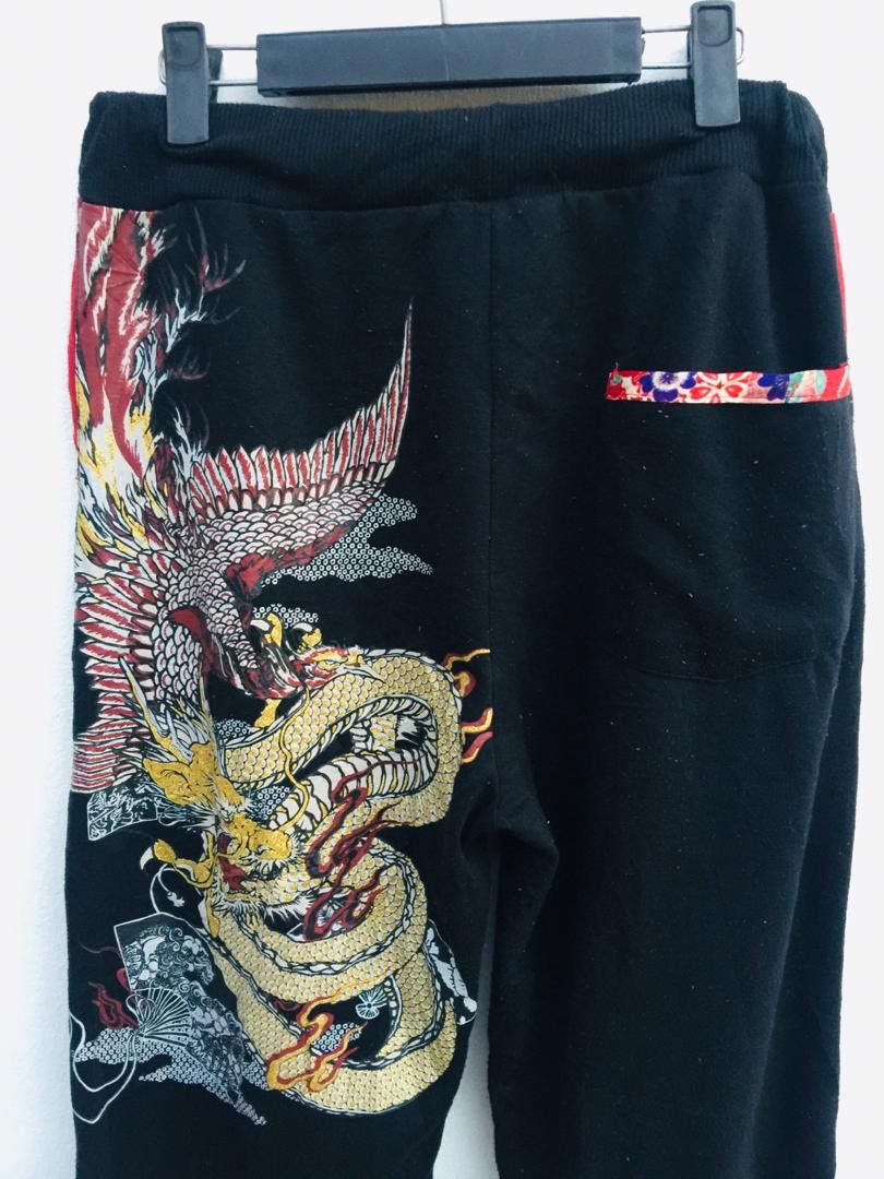 Japanese Brand Japanese Fashion Style Dragon Yakuza Sweatpant Size US 32 / EU 48 - 4 Thumbnail