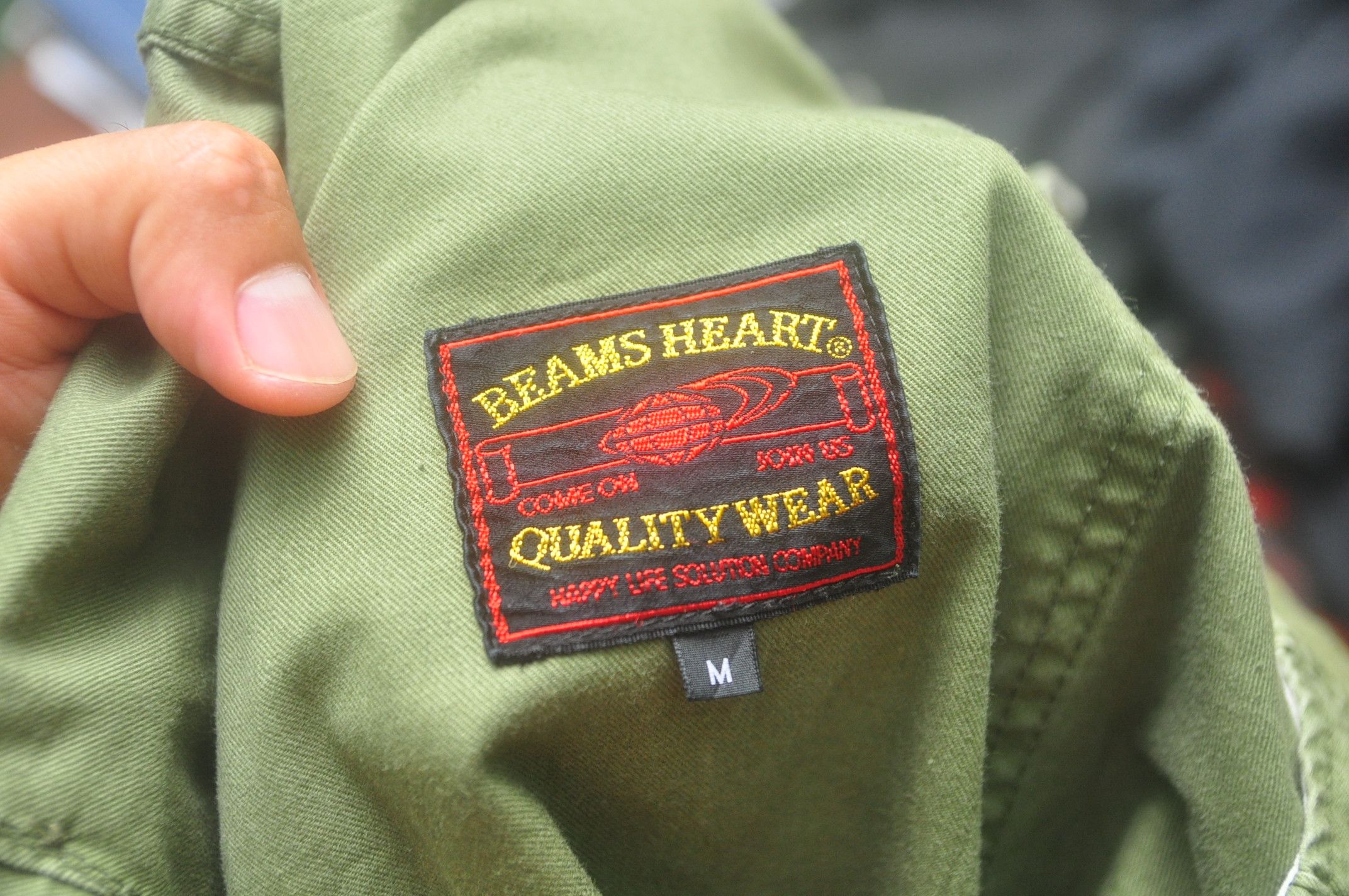 Beams Plus × Japanese Brand × Vintage Beams Heart Japanese Style Tokyo Fashion Army Green Size US 33 - 6 Thumbnail