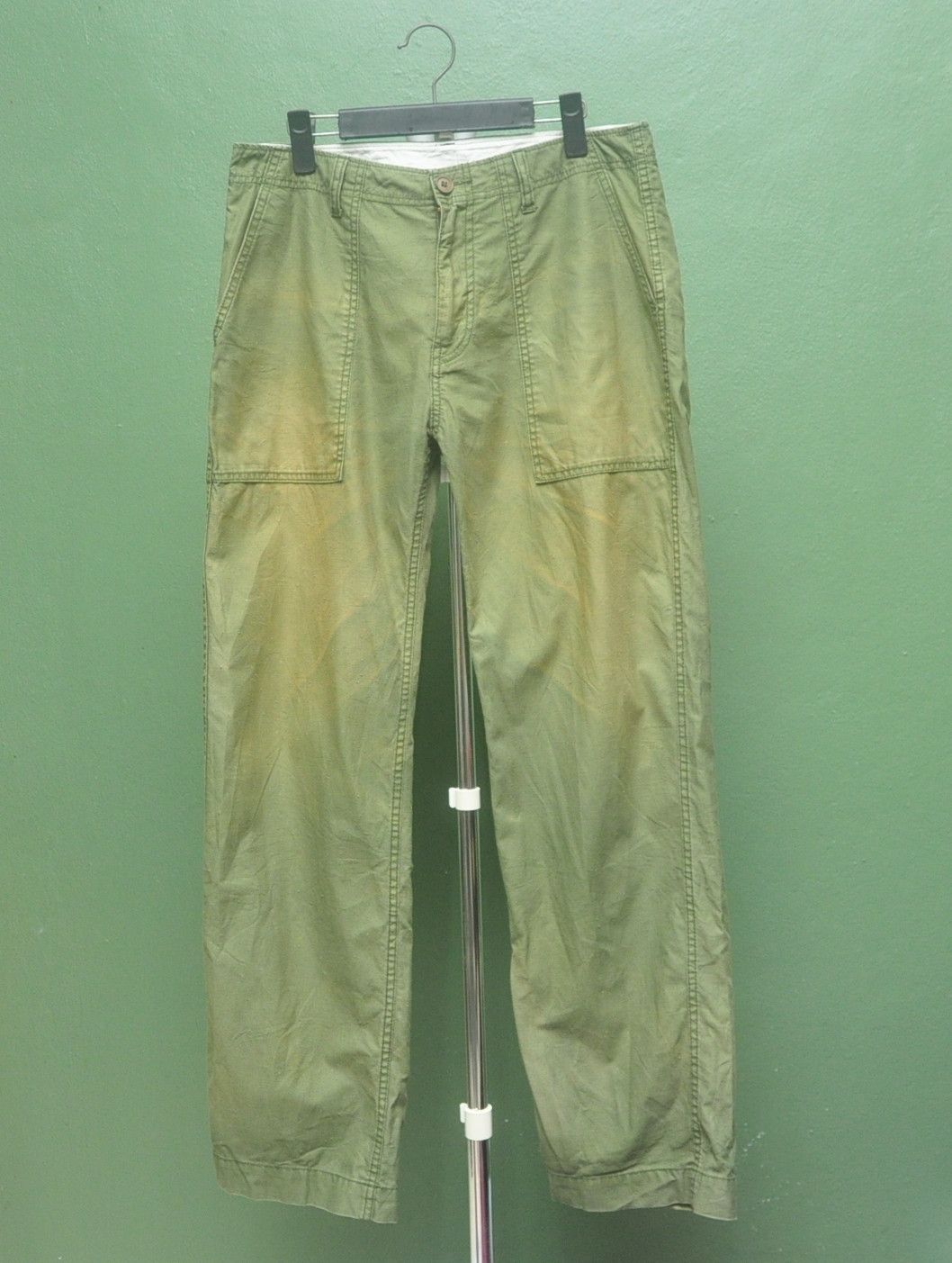 Beams Plus × Japanese Brand × Vintage Beams Heart Japanese Style Tokyo Fashion Army Green Size US 33 - 1 Thumbnail