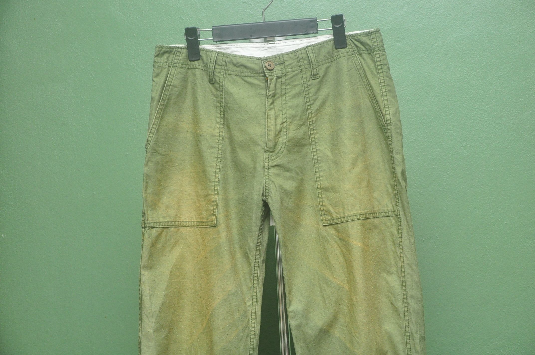 Beams Plus × Japanese Brand × Vintage Beams Heart Japanese Style Tokyo Fashion Army Green Size US 33 - 2 Thumbnail