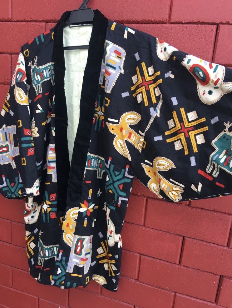 Japanese Brand × Vintage Vintage Animal Theme Kimono Designer Fashion Style Size US XL / EU 56 / 4 - 5 Thumbnail