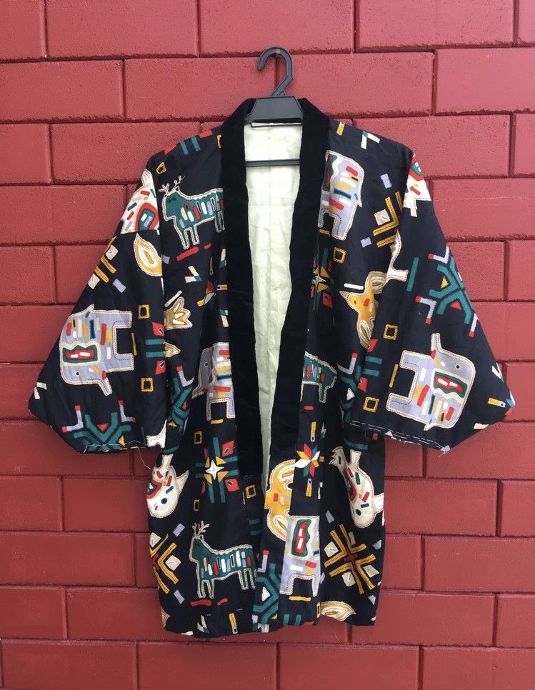 Japanese Brand × Vintage Vintage Animal Theme Kimono Designer Fashion Style Size US XL / EU 56 / 4 - 1 Thumbnail