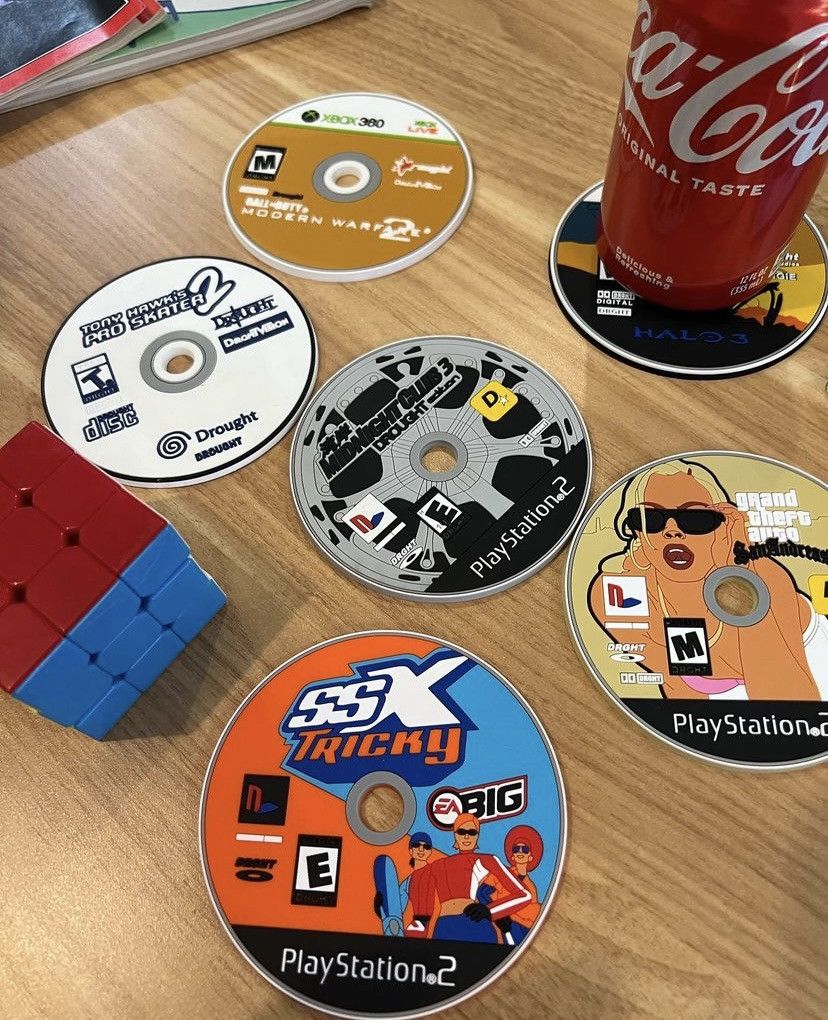 Drought RARE 2022 DROUGHT VIDEO GAME COASTER PACK #1 (6 COASTERS) Size ONE SIZE - 3 Thumbnail