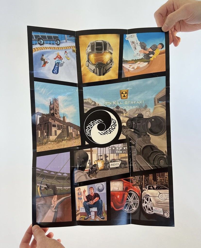 Drought RARE 2022 DROUGHT VIDEO GAME COASTER PACK #1 (6 COASTERS) Size ONE SIZE - 5 Thumbnail