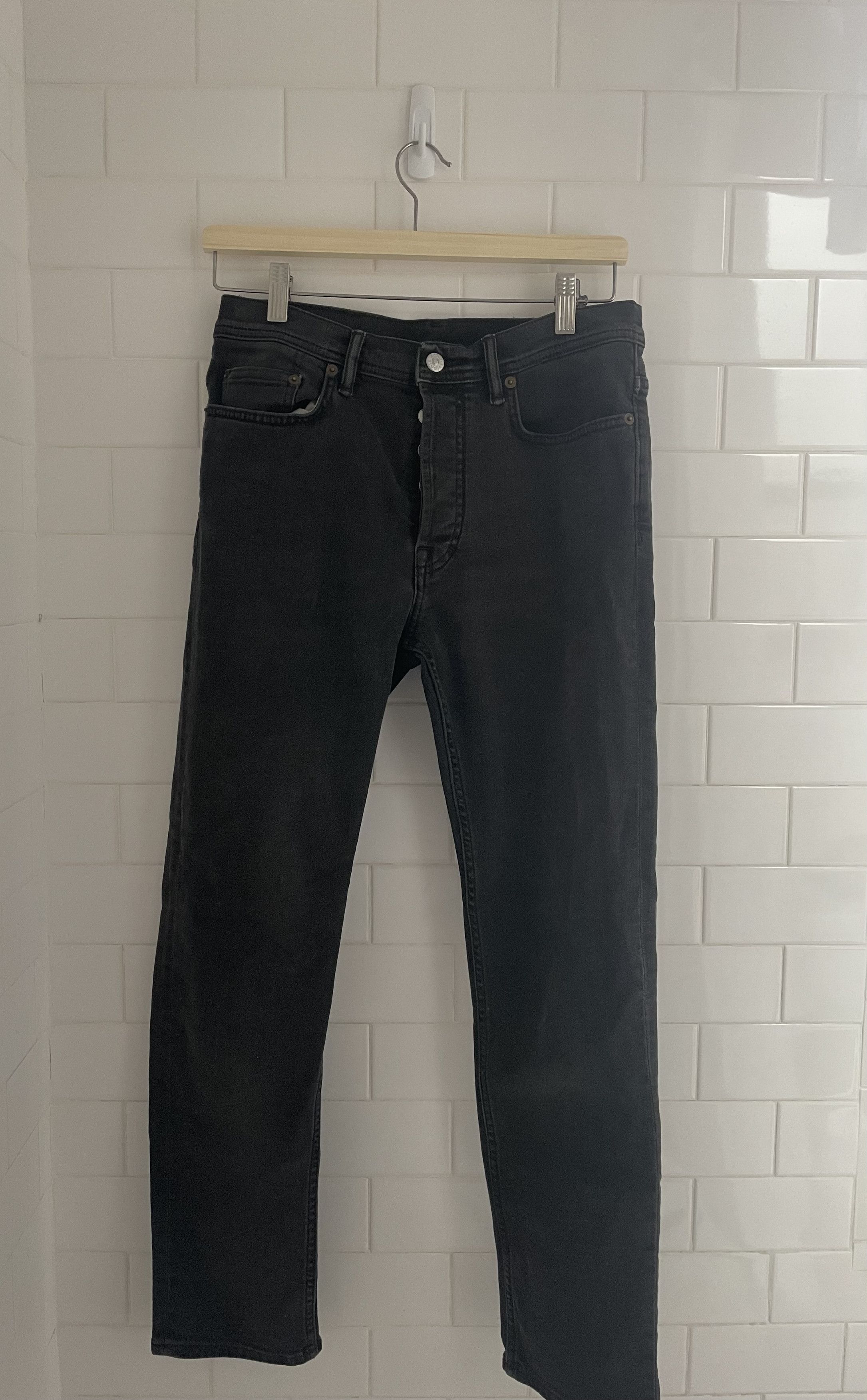 Acne Studios Black Jeans River 29/32