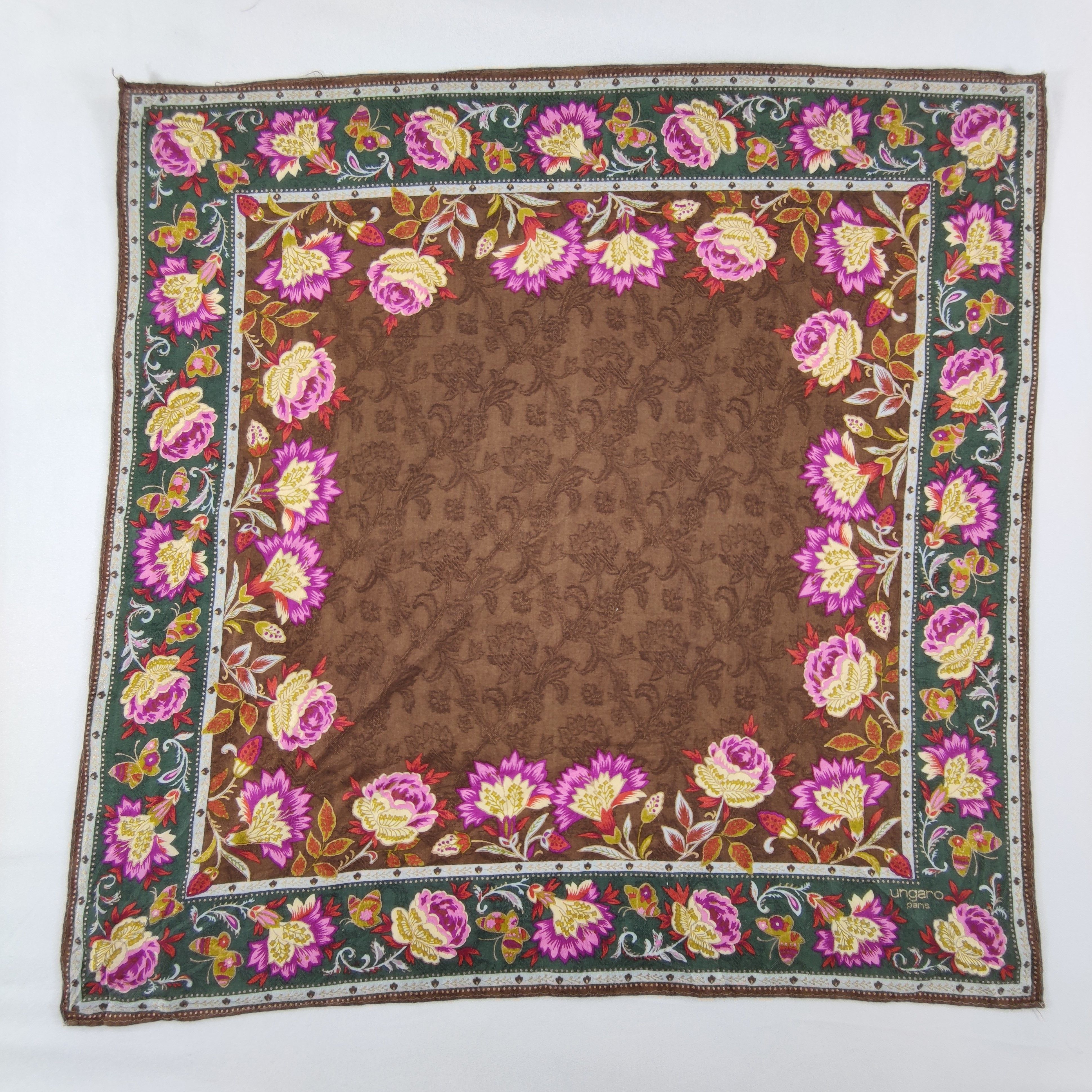Ungaro Paris Ungaro Handkerchief/Neckerchief/Bandana Size ONE SIZE - 2 Thumbnail