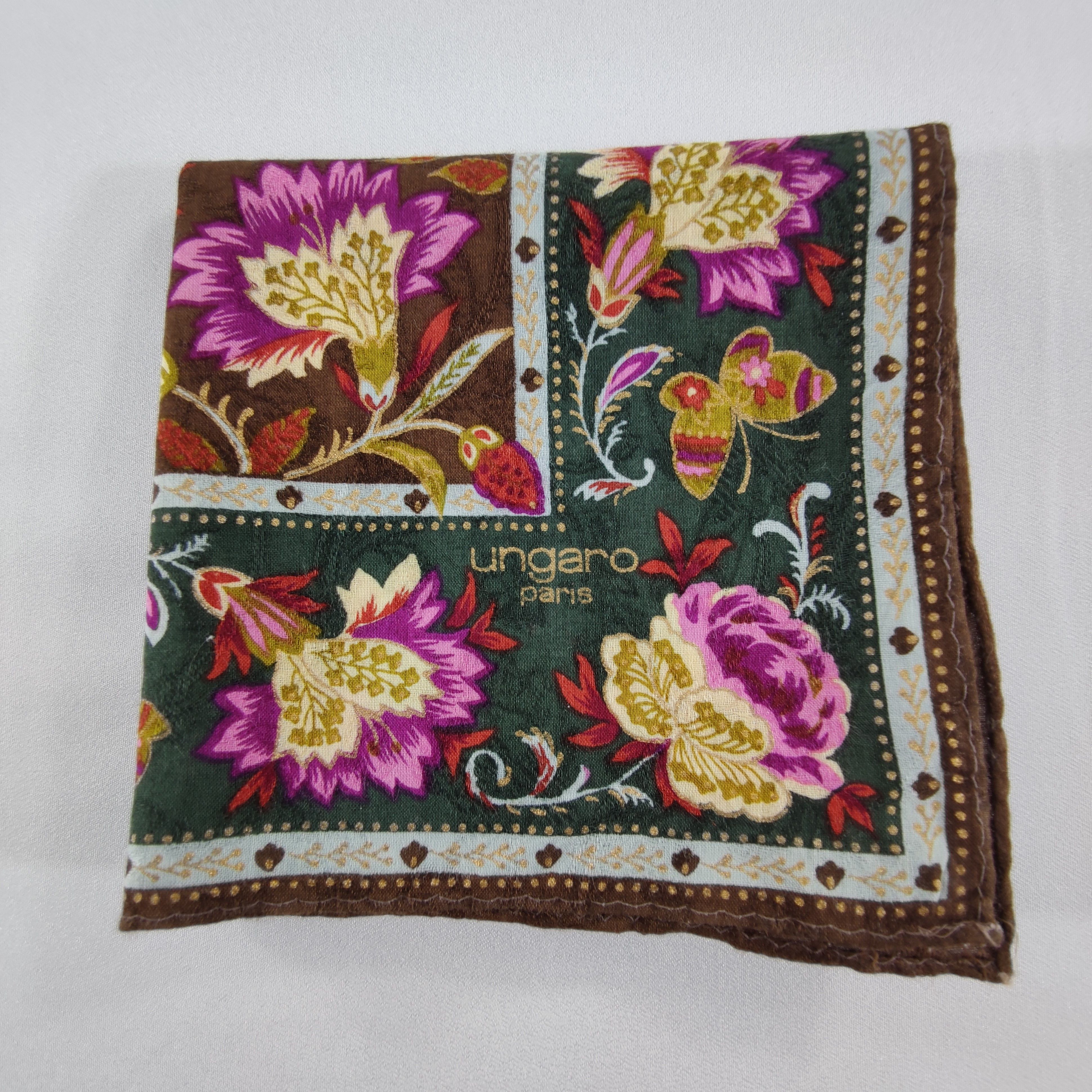 Ungaro Paris Ungaro Handkerchief/Neckerchief/Bandana Size ONE SIZE - 4 Thumbnail