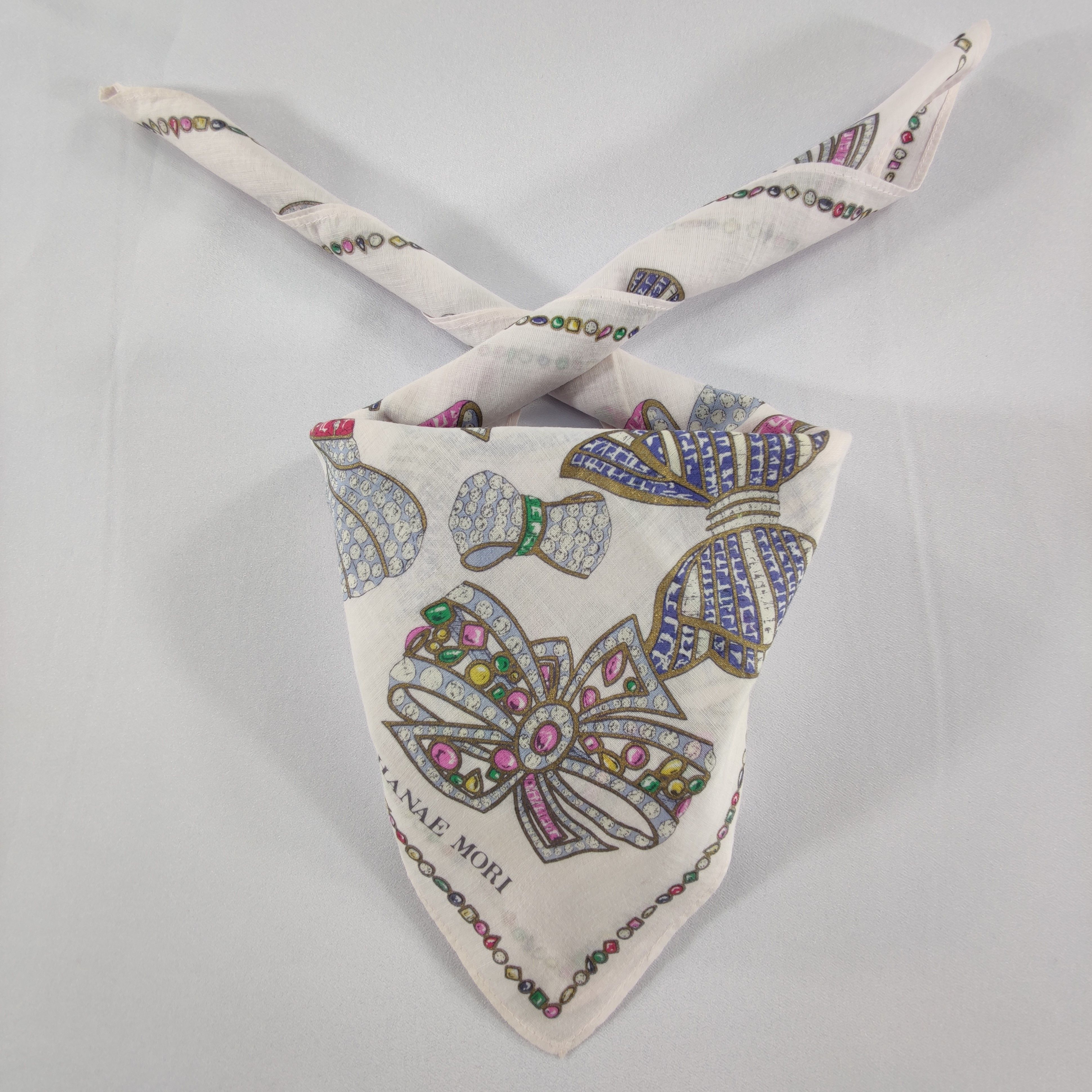 Hanae Mori Hanae Mori Handkerchief/Neckerchief/Bandana Size ONE SIZE - 1 Thumbnail