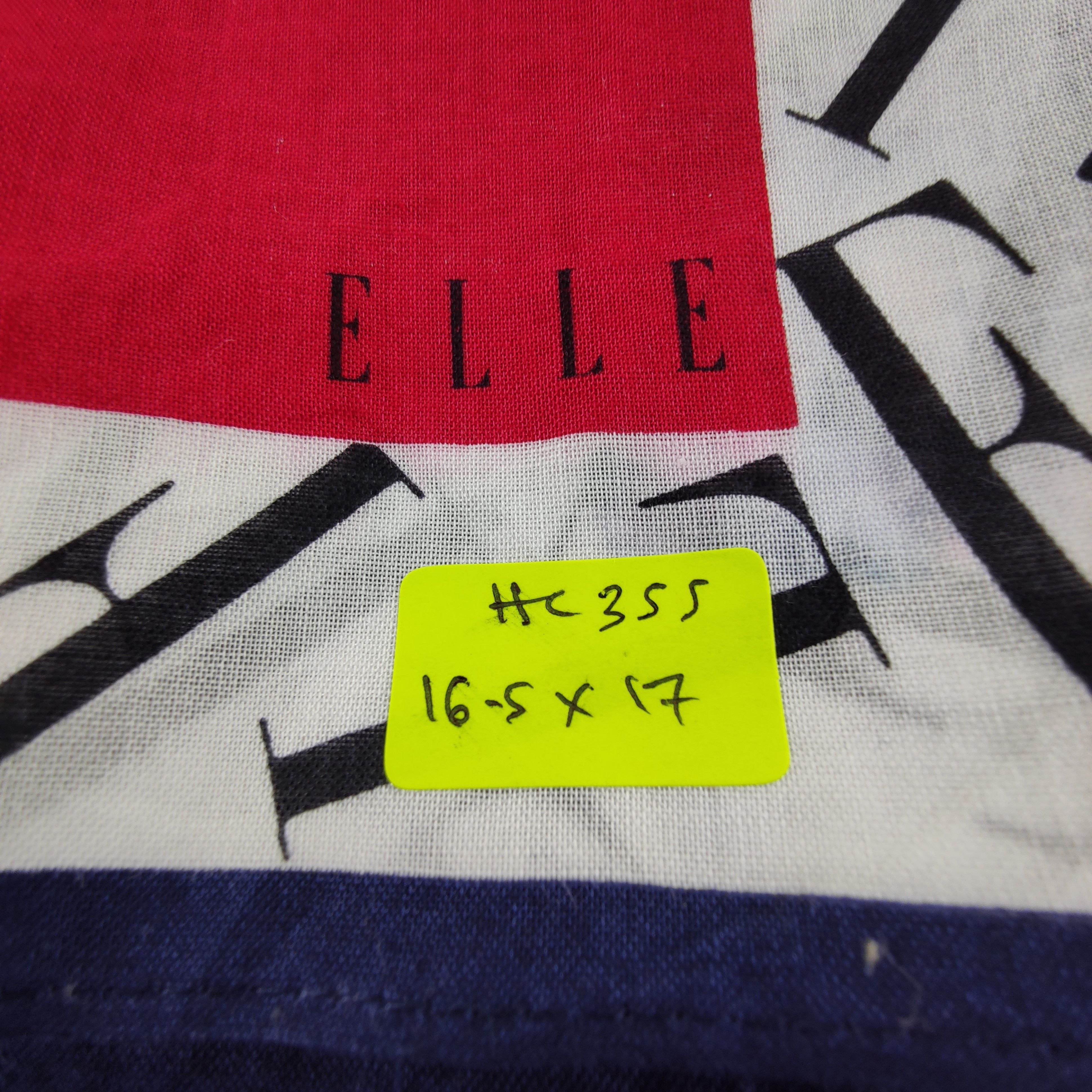 Vintage Elle Handkerchief/Neckerchief/Bandana Size ONE SIZE - 8 Thumbnail