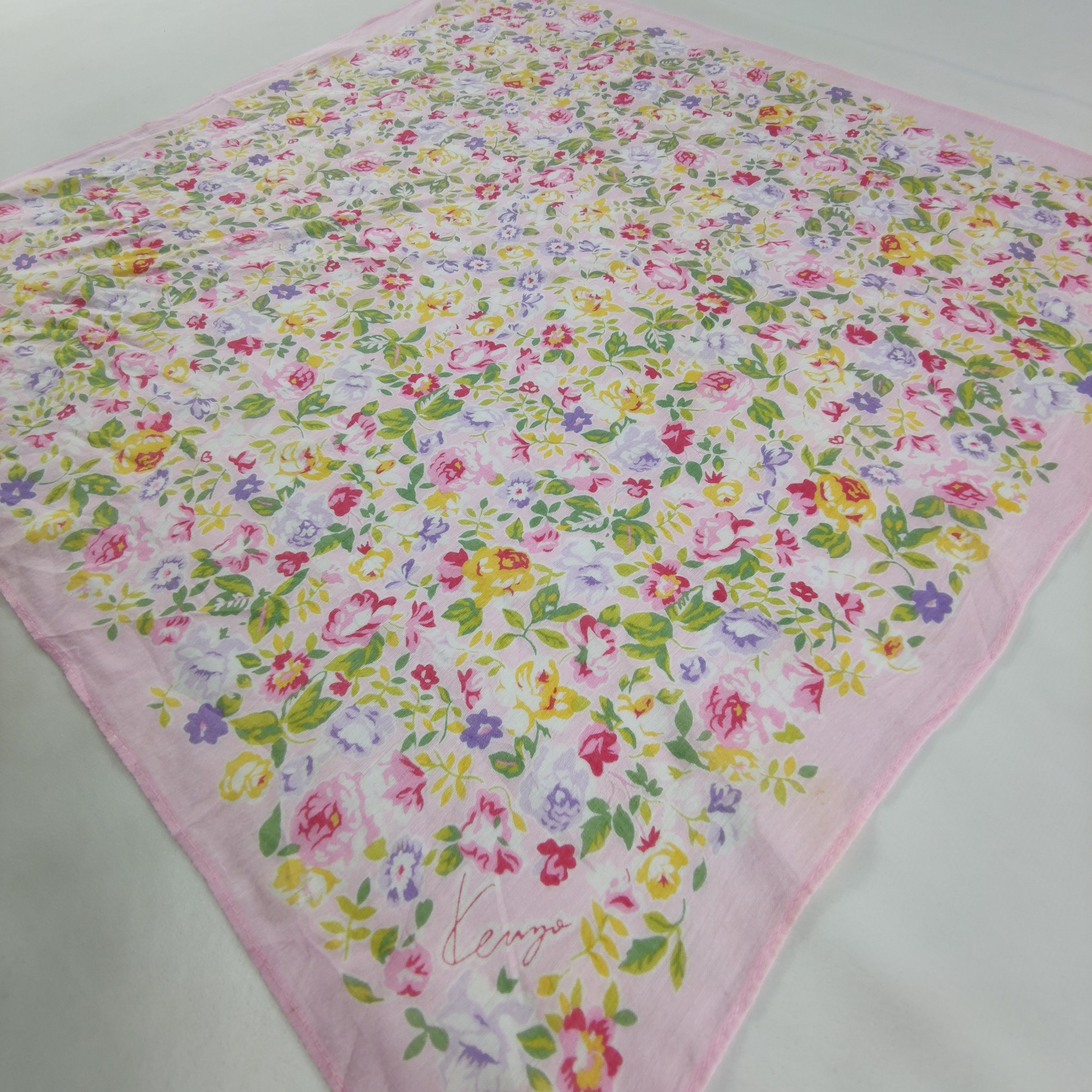 Kenzo × Vintage Kenzo Handkerchief / Neckerchief / Bandana Size ONE SIZE - 3 Thumbnail