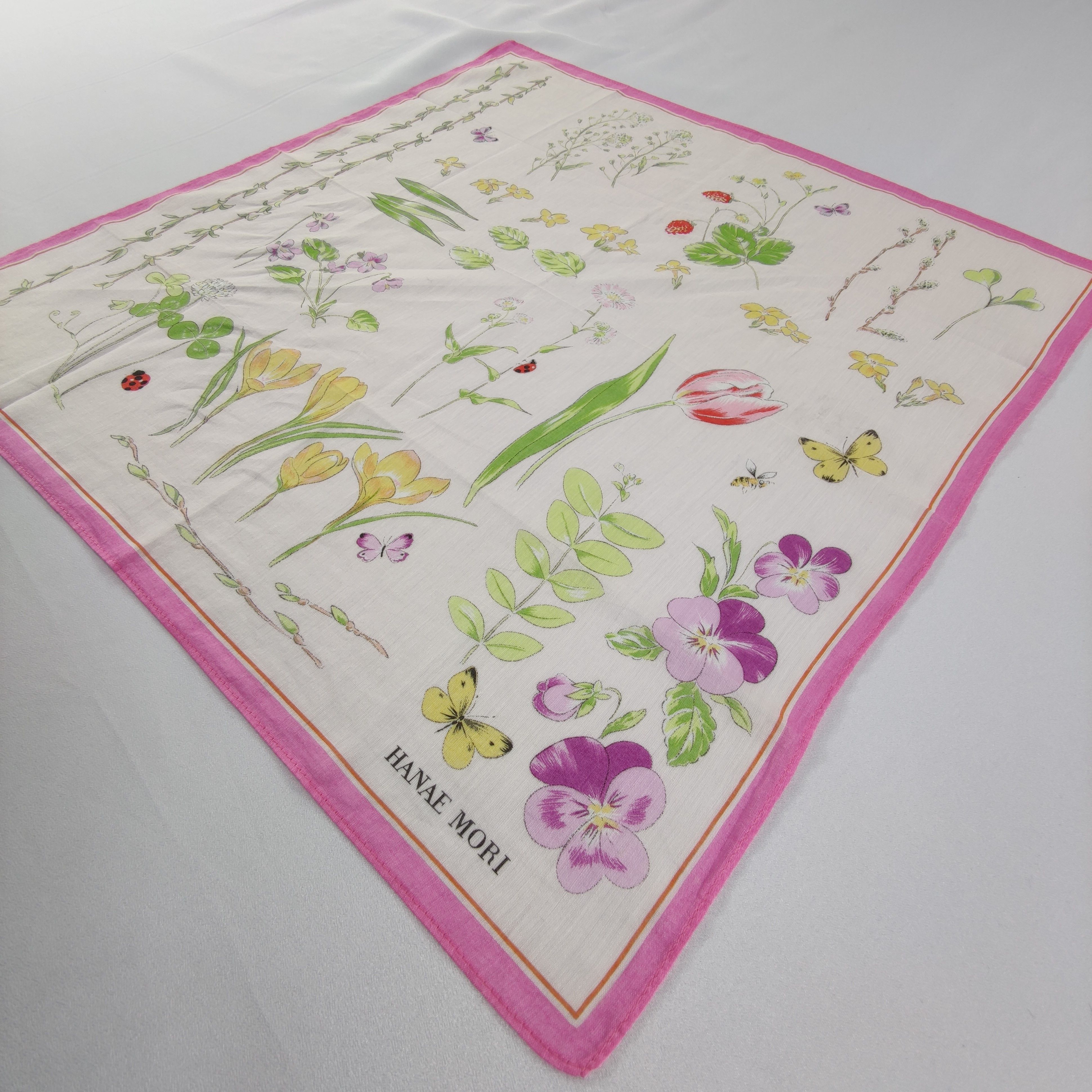 Hanae Mori Hanae Mori Handkerchief/Neckerchief/Bandana Size ONE SIZE - 3 Thumbnail