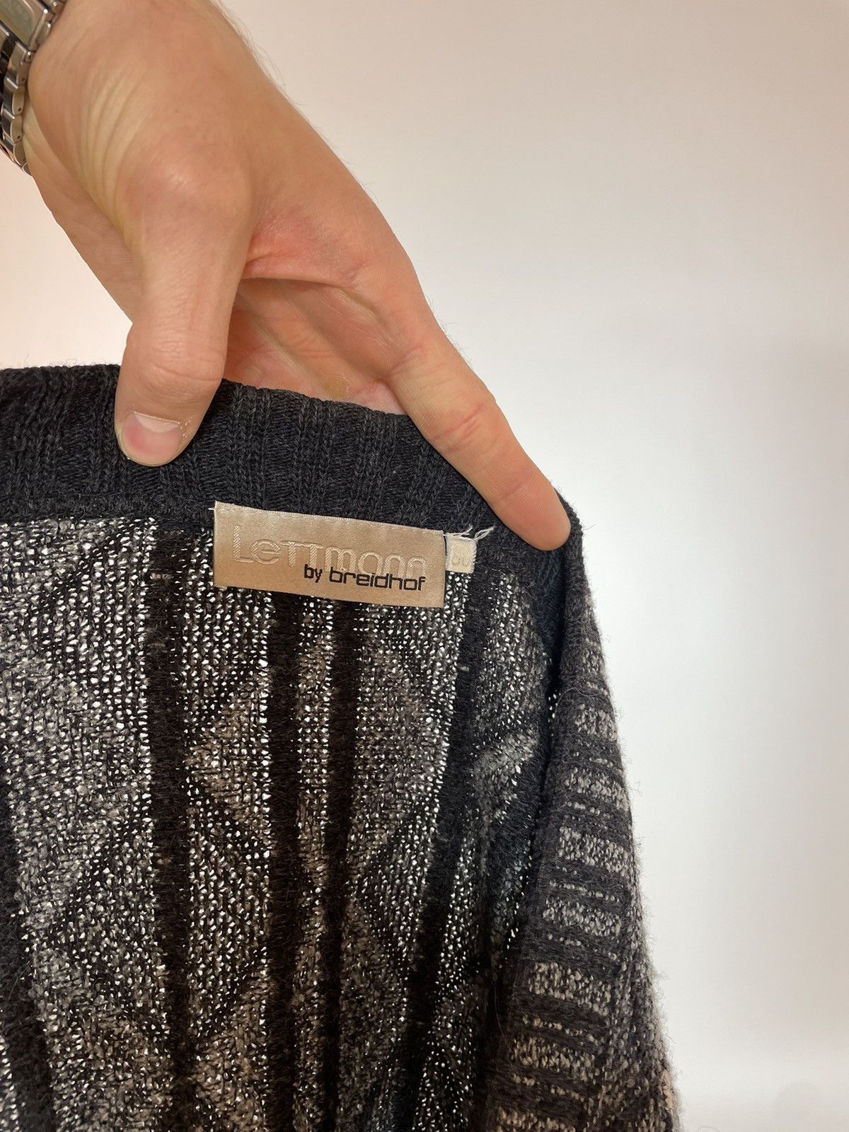 Vintage Lettmann by breidhof Vintage Cardigan 90s Mens size 50/L Size US L / EU 52-54 / 3 - 16 Thumbnail