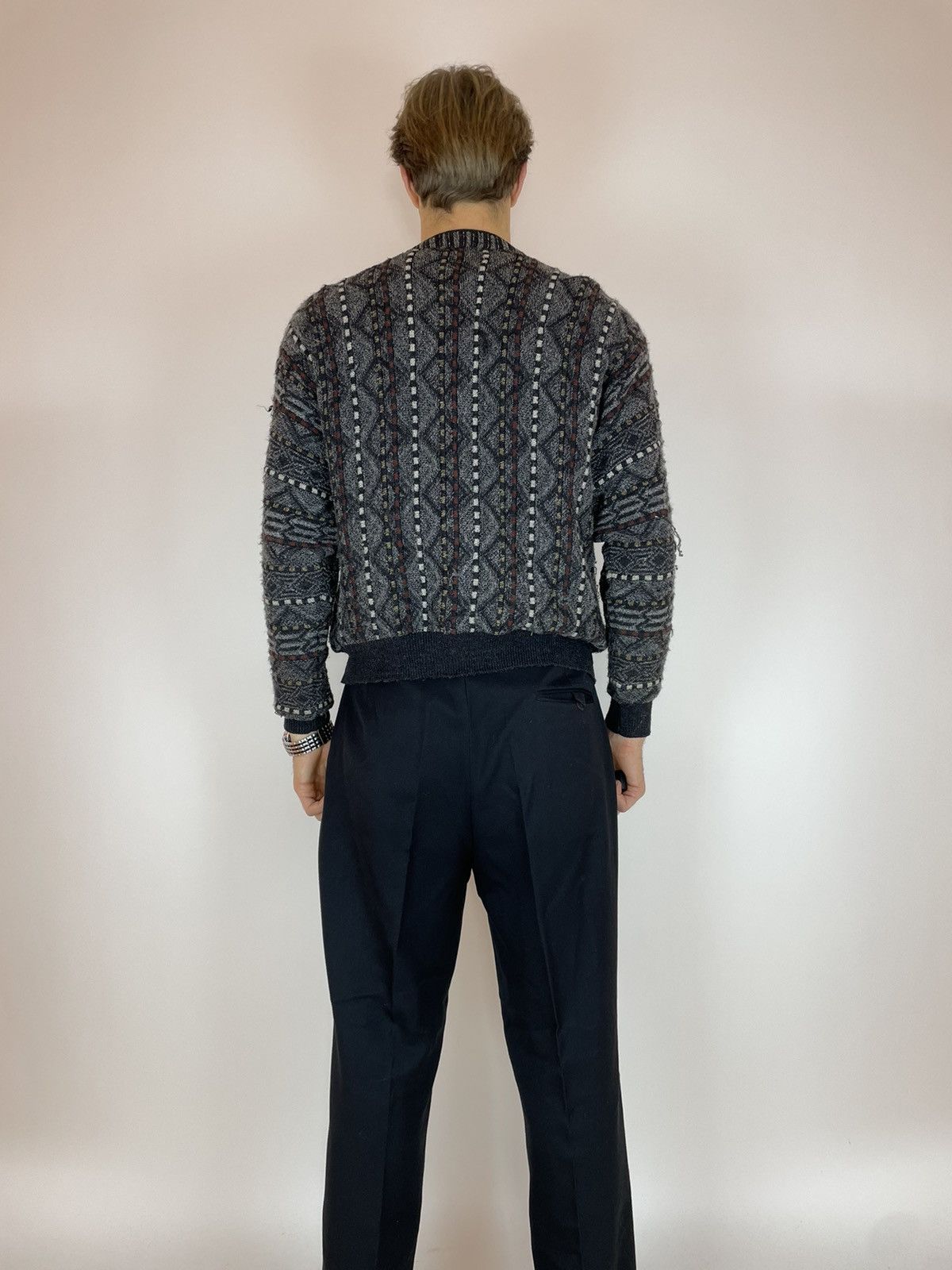 Vintage Lettmann by breidhof Vintage Cardigan 90s Mens size 50/L Size US L / EU 52-54 / 3 - 9 Thumbnail