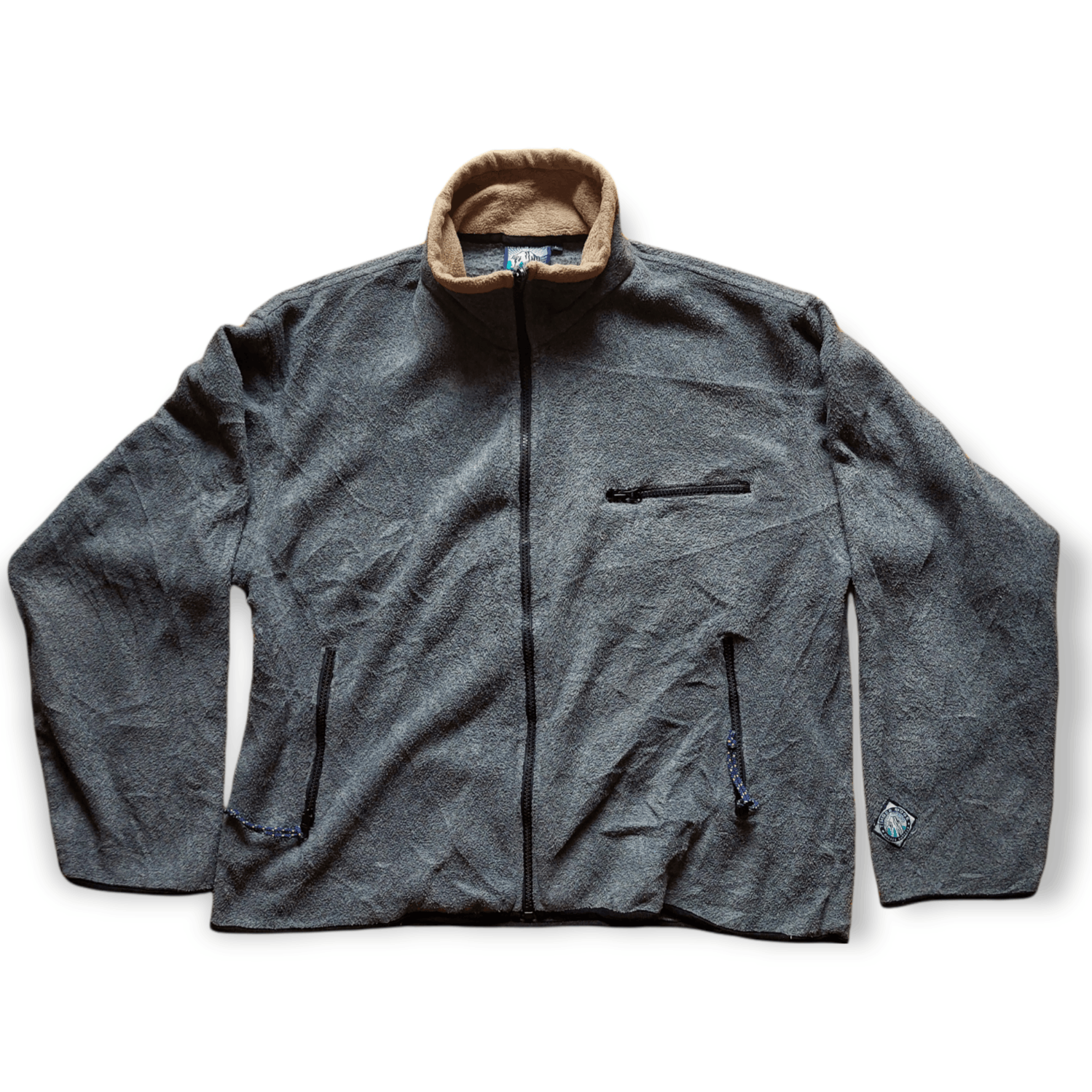 VINTAGE TIMBER RIDGE FLEECE RETRO WOOL RUGGED OUTDOOR