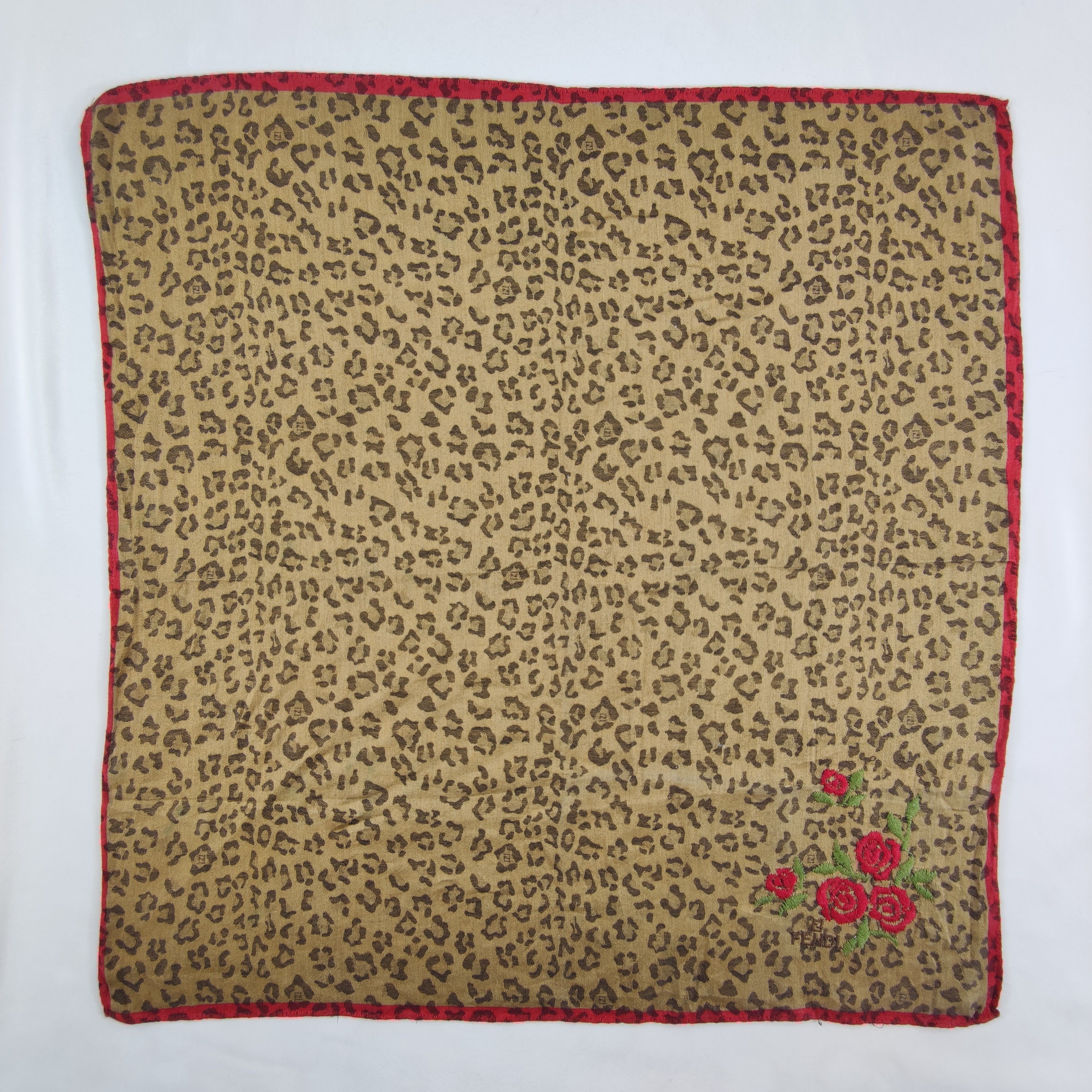 Vintage Fendi Handkerchief/Neckerchief/Bandana Size ONE SIZE - 2 Thumbnail