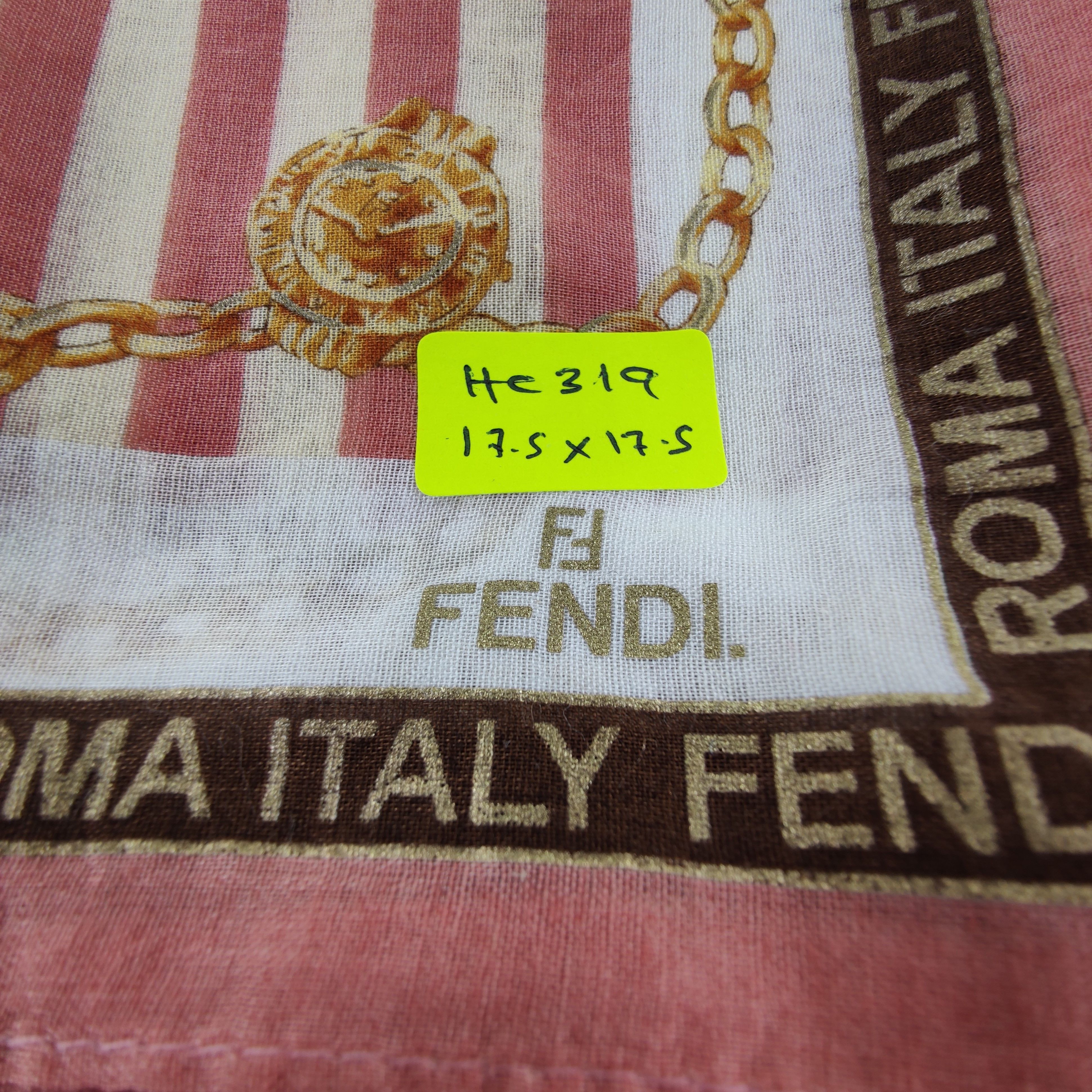 Vintage Fendi Handkerchief/Neckerchief/Bandana Size ONE SIZE - 5 Thumbnail