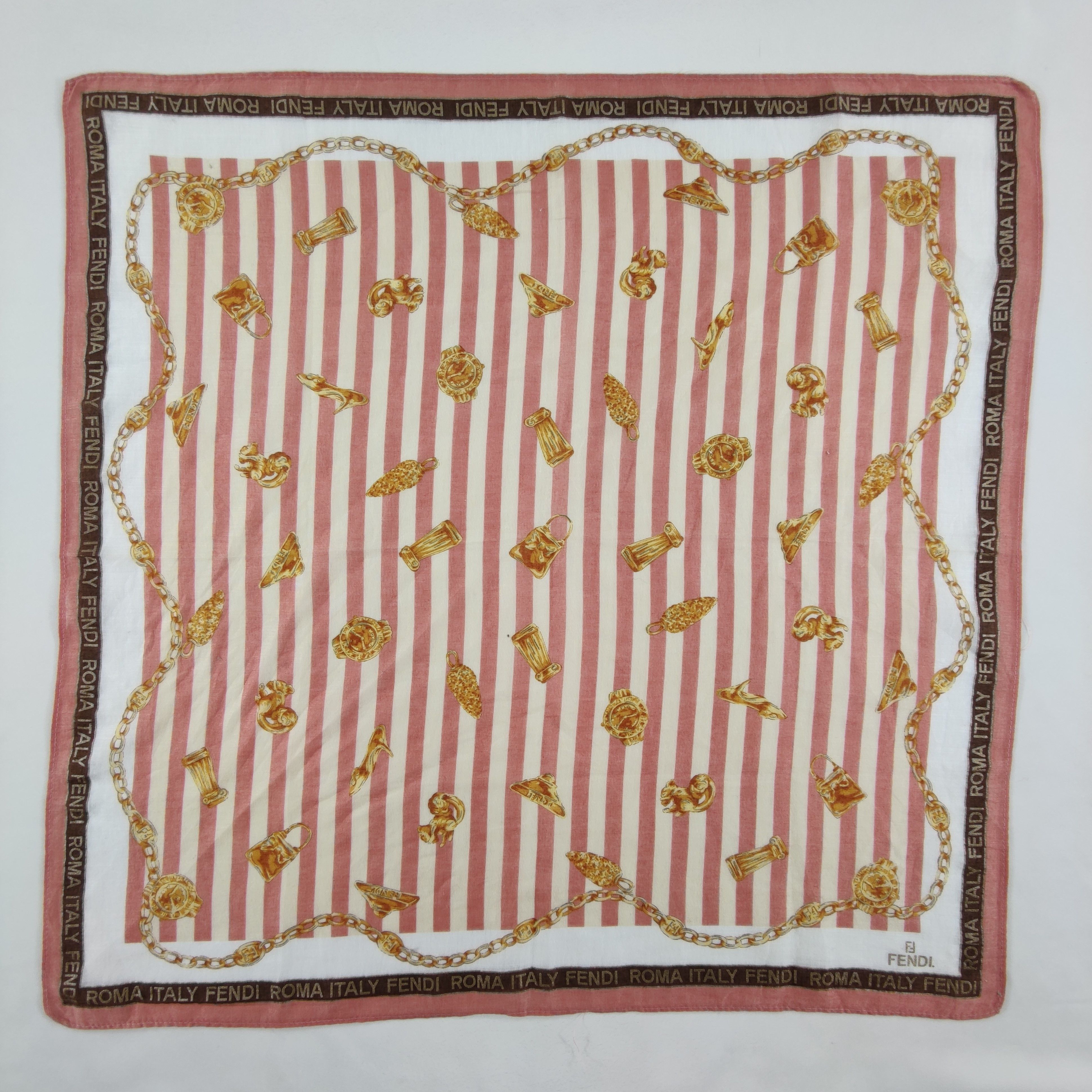 Vintage Fendi Handkerchief/Neckerchief/Bandana Size ONE SIZE - 2 Thumbnail