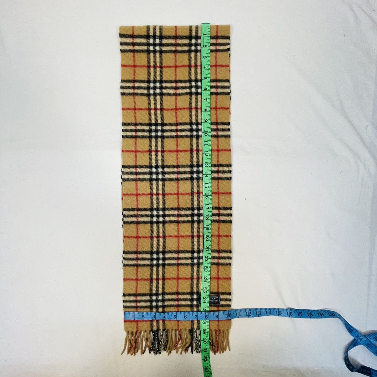 Burberry BURBERRY NOVA CHECK WOOL CASHMERE MUFFLER SCARF NECKERCHIEF Size ONE SIZE - 6 Thumbnail