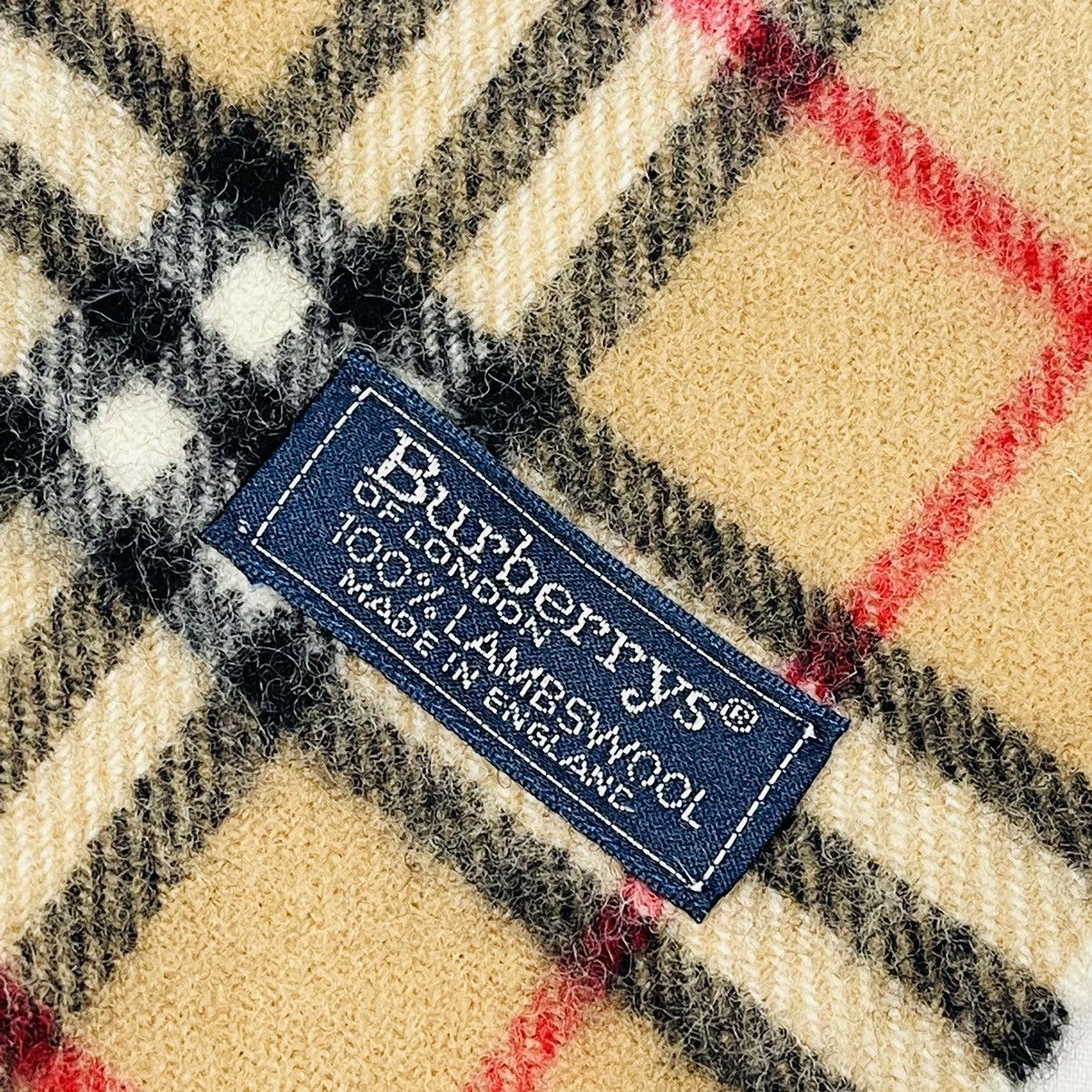 Burberry BURBERRY NOVA CHECK WOOL CASHMERE MUFFLER SCARF NECKERCHIEF Size ONE SIZE - 5 Thumbnail