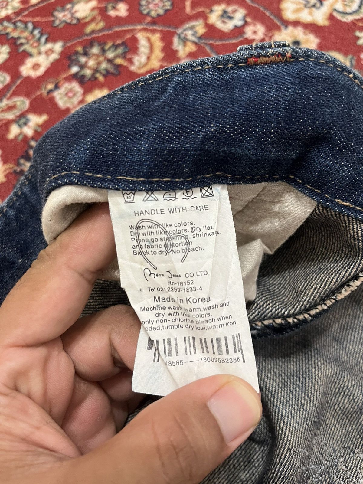 Designer 🔥Unique🔥Bere Jeans Scab Jeans Inspired by Number Nine Size US 32 / EU 48 - 13 Thumbnail