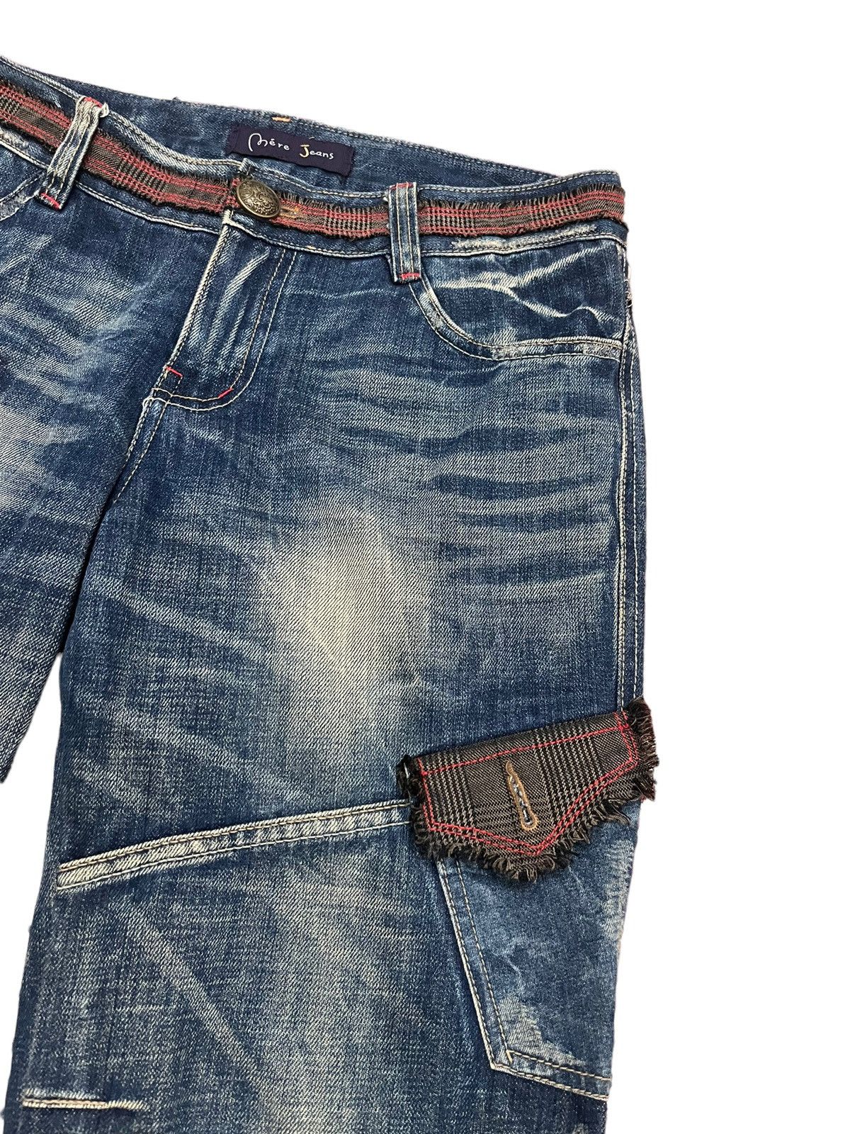 Designer 🔥Unique🔥Bere Jeans Scab Jeans Inspired by Number Nine Size US 32 / EU 48 - 4 Thumbnail