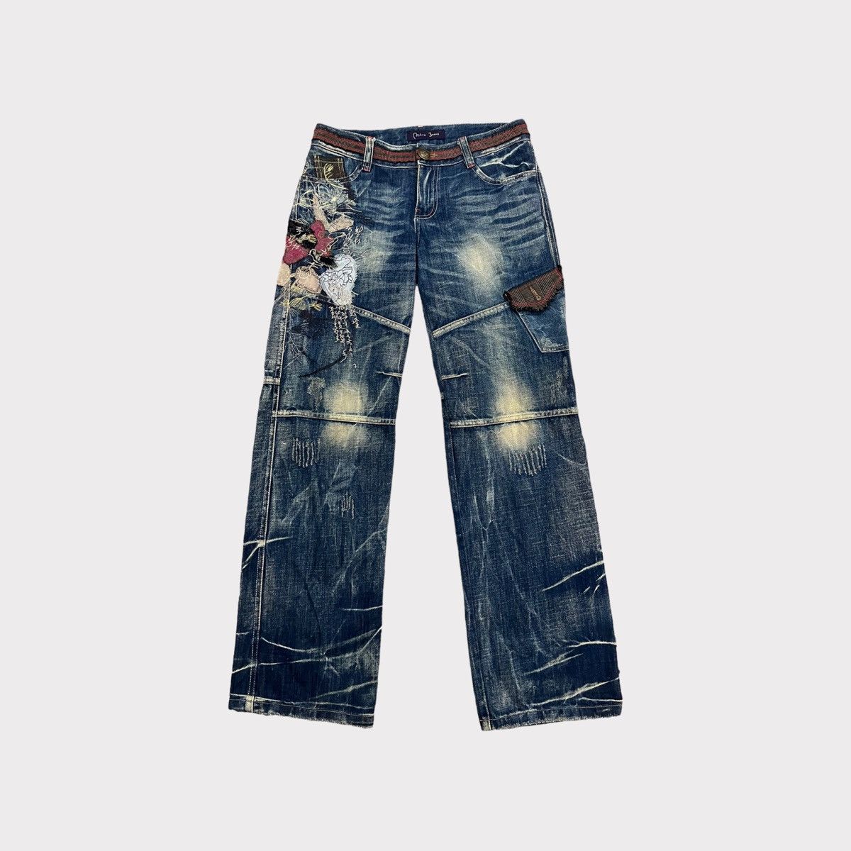 🔥Unique🔥Bere Jeans Scab Jeans Inspired by Number Nine