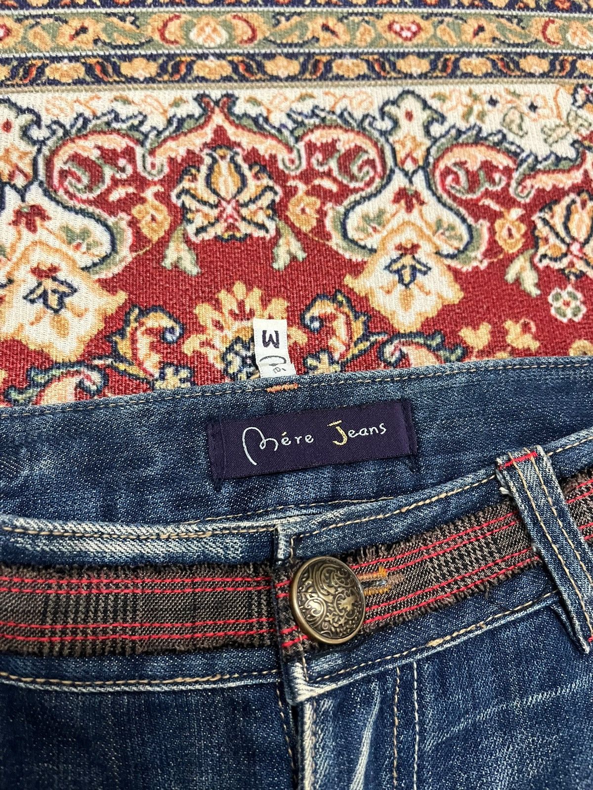 Designer 🔥Unique🔥Bere Jeans Scab Jeans Inspired by Number Nine Size US 32 / EU 48 - 12 Thumbnail
