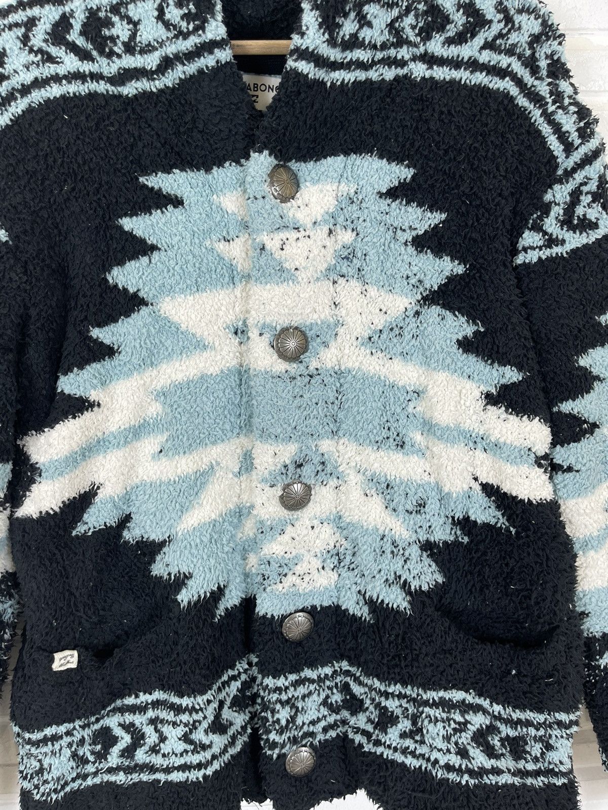 Billabong 90’s BILLABONG Knitwear Navajo Inspire Fleece Size US M / EU 48-50 / 2 - 3 Thumbnail