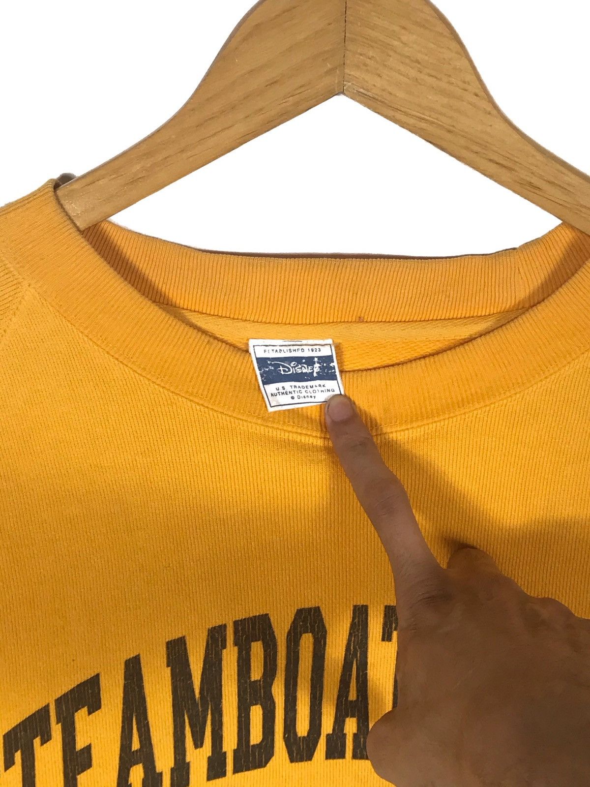 RARE Vintage Steamboat Willie Disney Sweatshirt