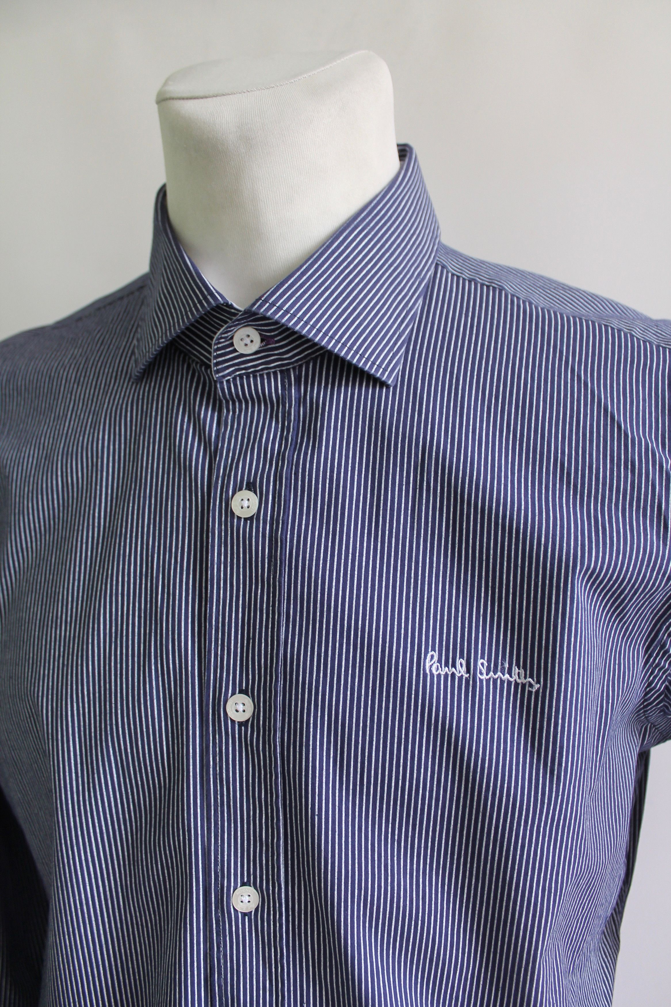 Paul Smith Paul Smith Striped Shirt Blue long sleeve Size US L / EU 52-54 / 3 - 12 Thumbnail