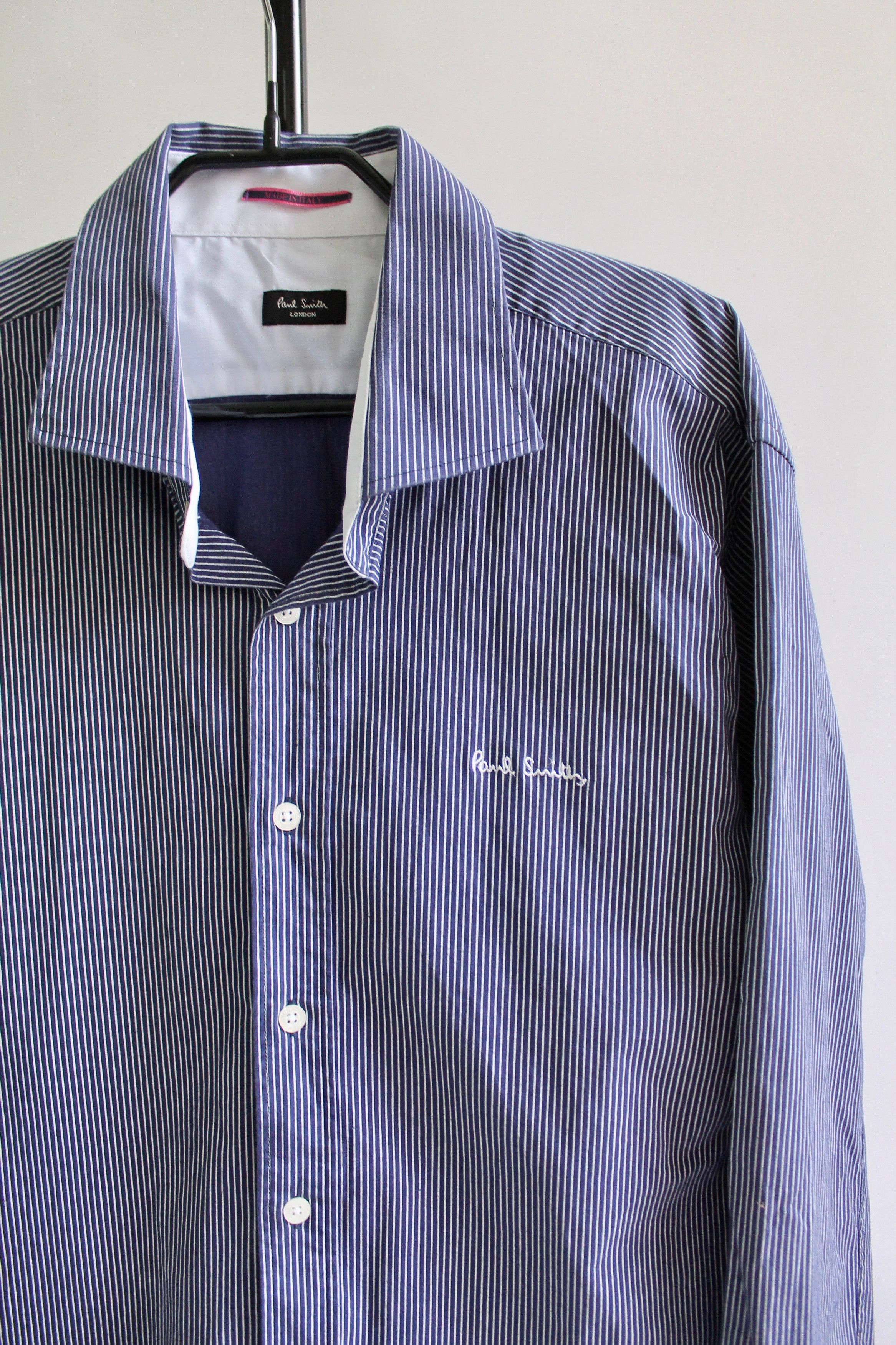 Paul Smith Paul Smith Striped Shirt Blue long sleeve Size US L / EU 52-54 / 3 - 3 Thumbnail