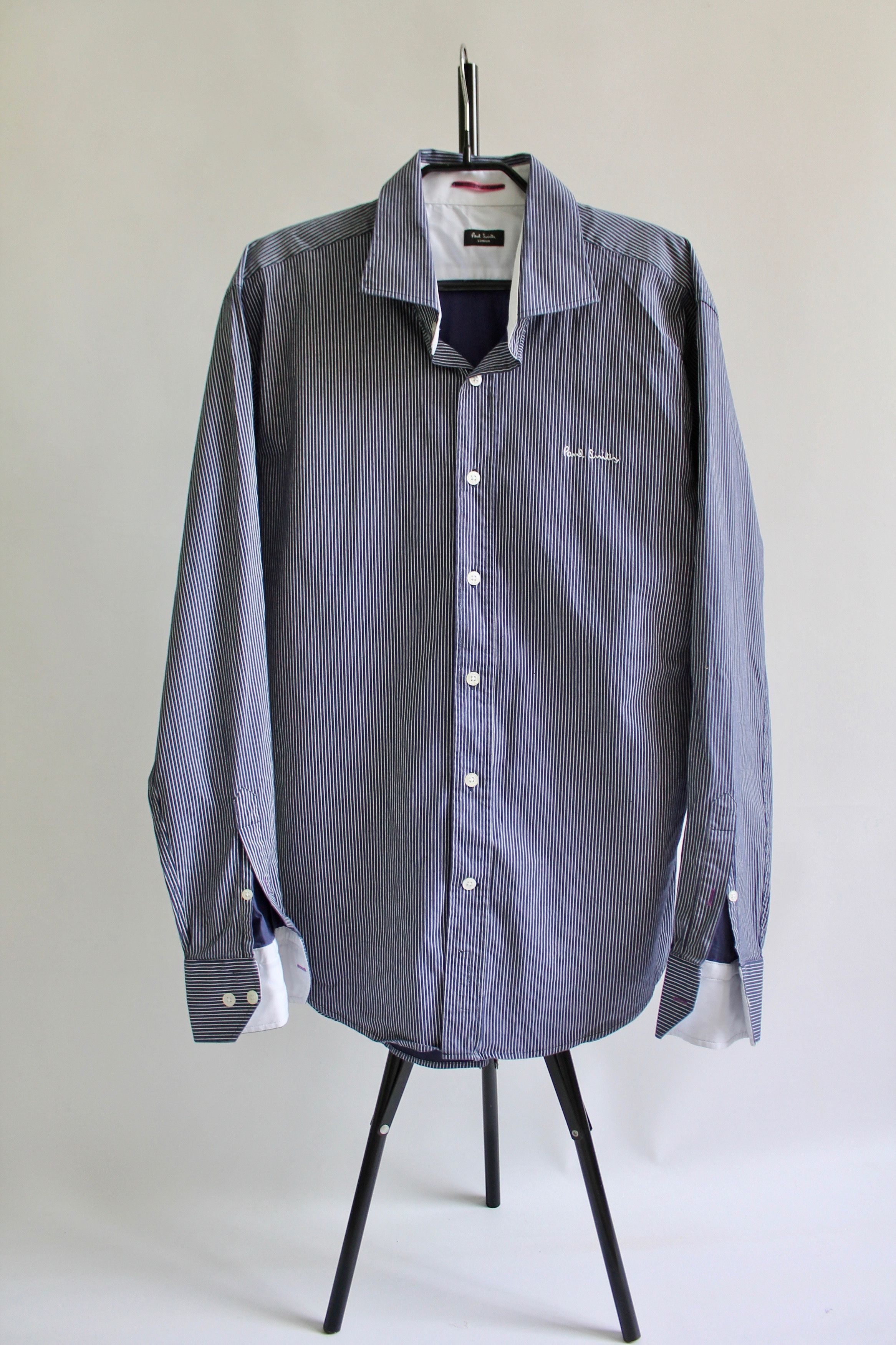 Paul Smith Paul Smith Striped Shirt Blue long sleeve Size US L / EU 52-54 / 3 - 1 Thumbnail