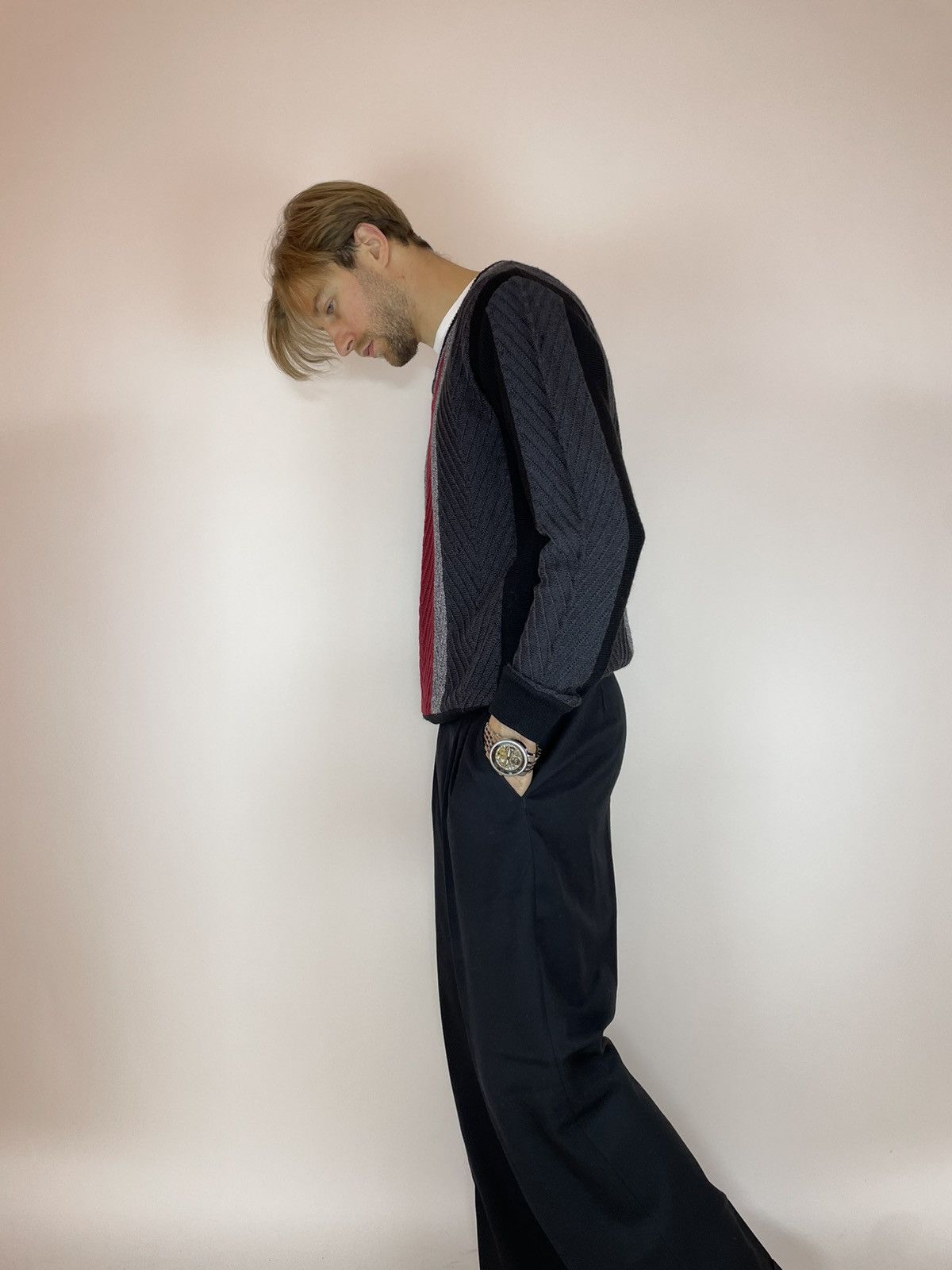 Carlo Colucci × Vintage CARLO COLUCCI sweater Made in Italy Mens size XL Size US L / EU 52-54 / 3 - 6 Thumbnail