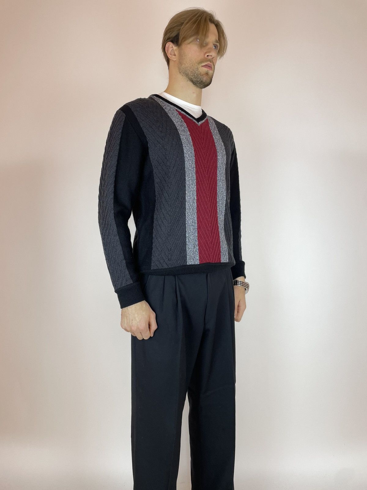 Carlo Colucci × Vintage CARLO COLUCCI sweater Made in Italy Mens size XL Size US L / EU 52-54 / 3 - 5 Thumbnail