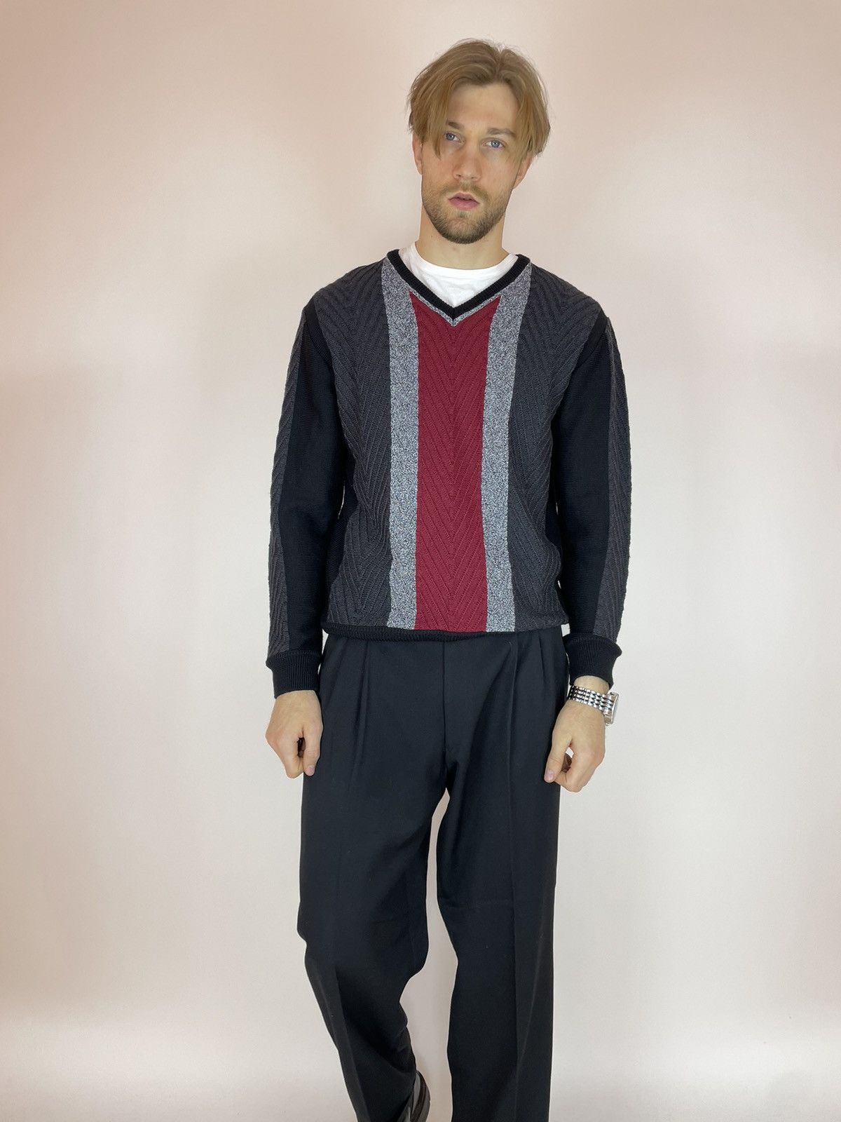 Carlo Colucci × Vintage CARLO COLUCCI sweater Made in Italy Mens size XL Size US L / EU 52-54 / 3 - 9 Thumbnail