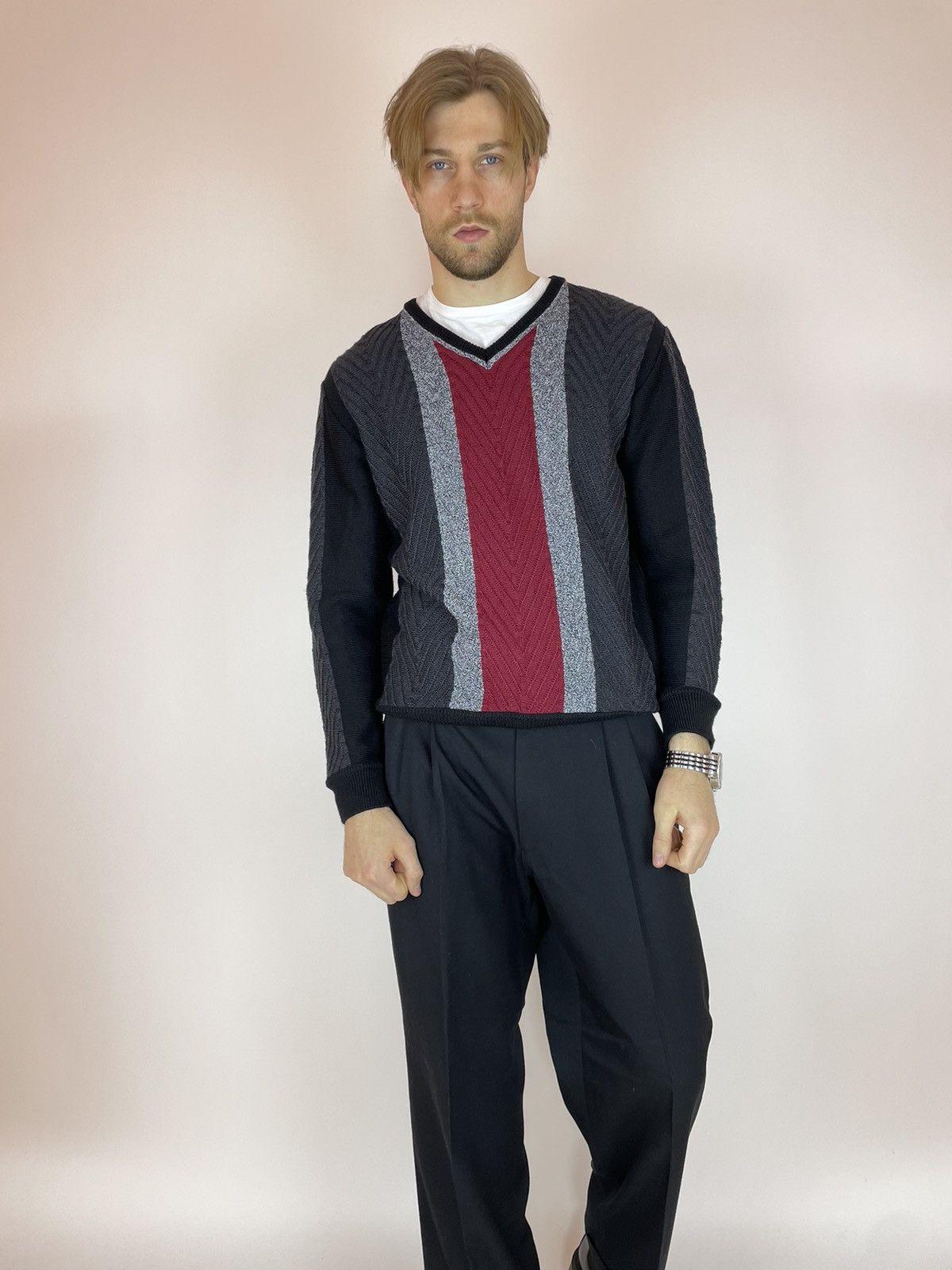 Carlo Colucci × Vintage CARLO COLUCCI sweater Made in Italy Mens size XL Size US L / EU 52-54 / 3 - 2 Thumbnail