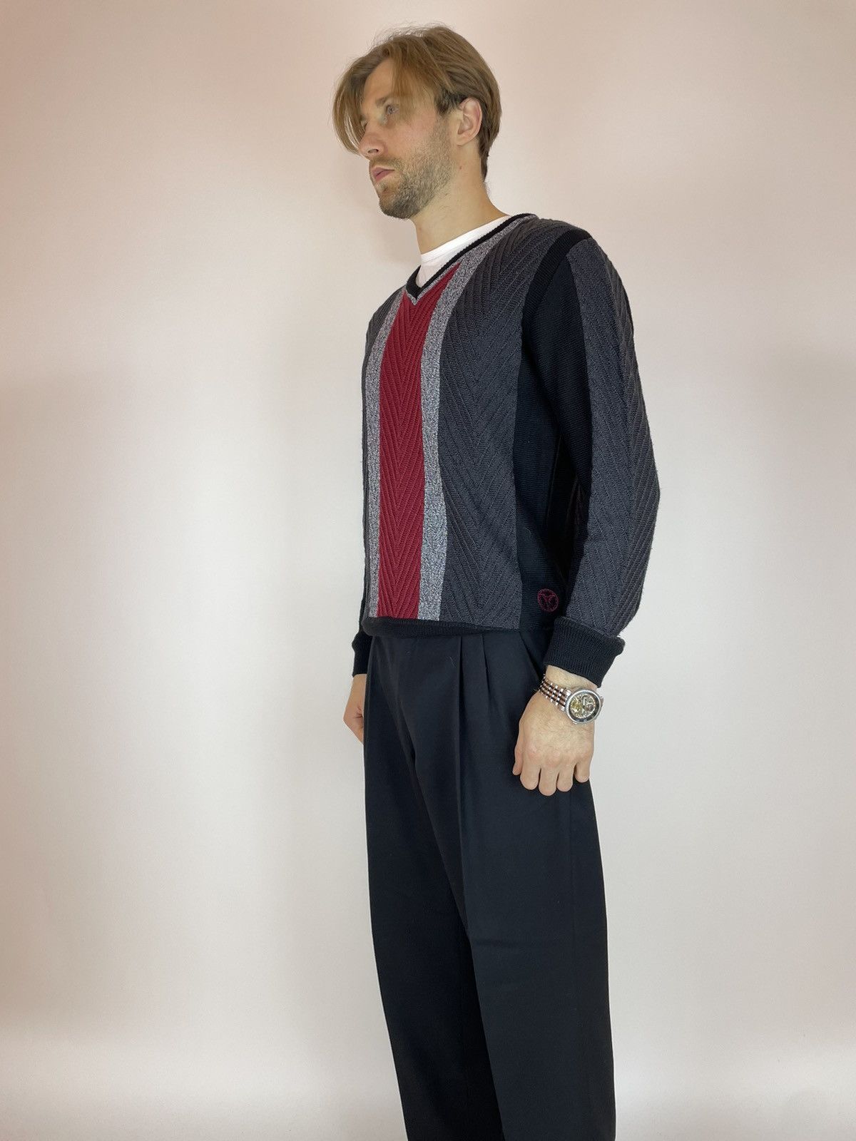 Carlo Colucci × Vintage CARLO COLUCCI sweater Made in Italy Mens size XL Size US L / EU 52-54 / 3 - 4 Thumbnail