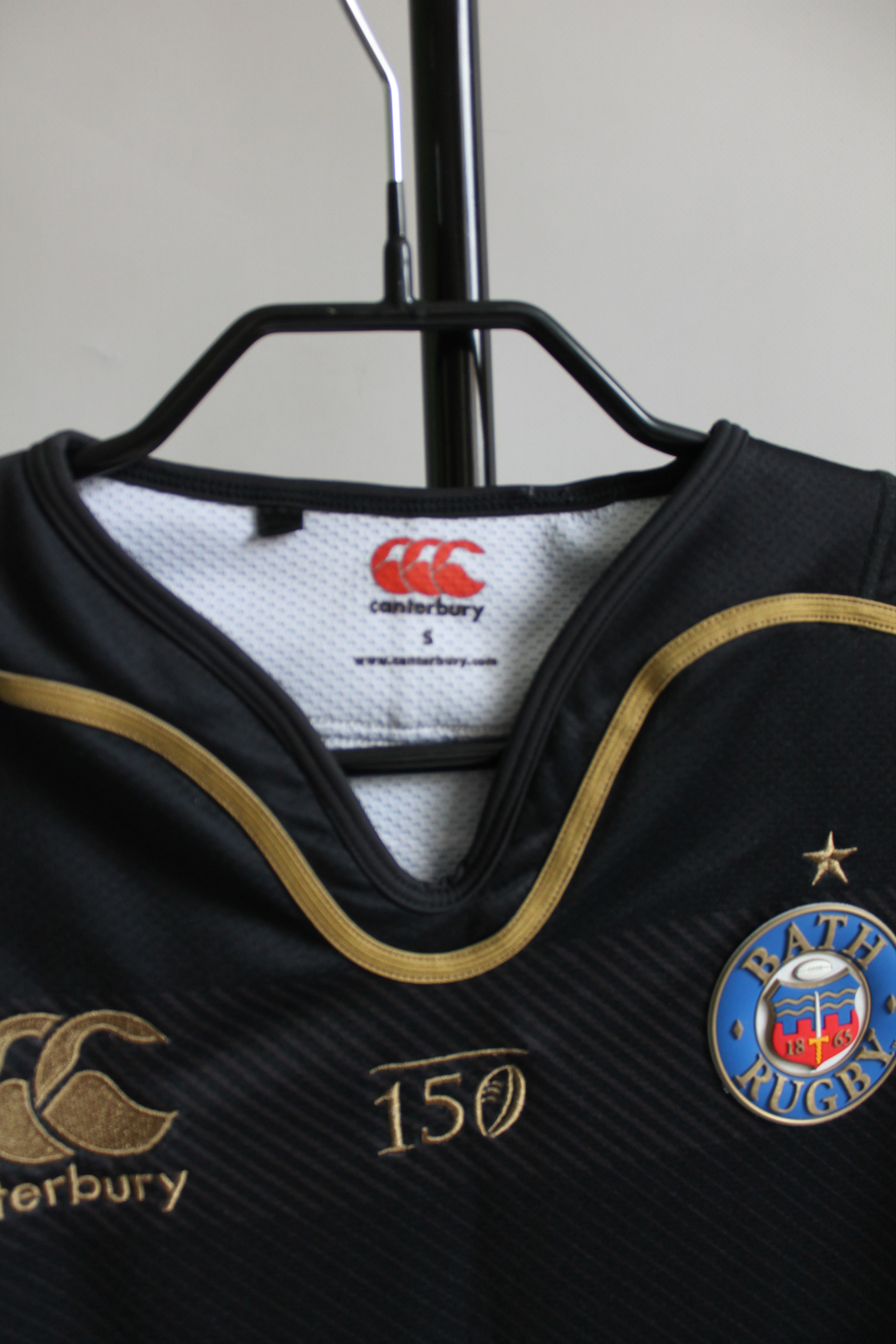 Canterbury of New Zealand BATH Rugby 2015 / 2017 Rugby Jersey Shirt Small Canterbury Size US S / EU 44-46 / 1 - 10 Thumbnail