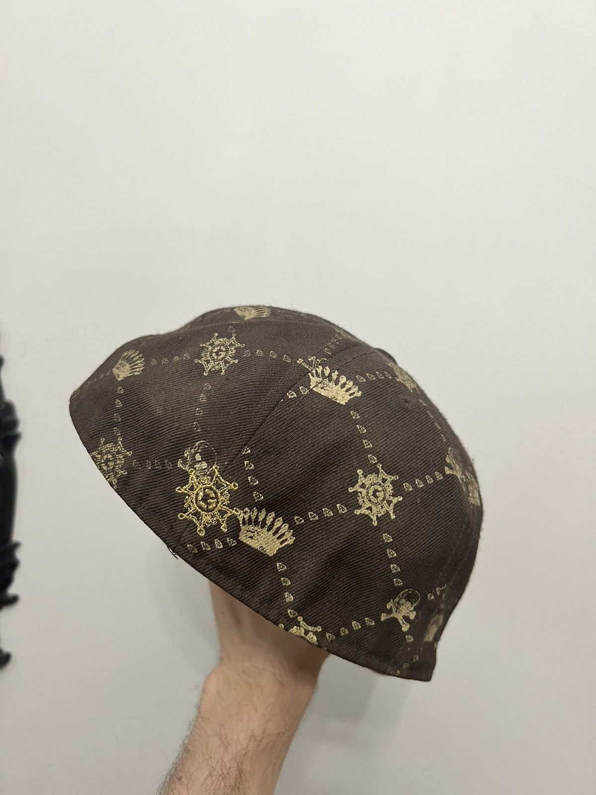 G-Unit Rare Vintage 90s G Unit All Over Print Brown Cap Hat Rap Tee Size ONE SIZE - 4 Thumbnail