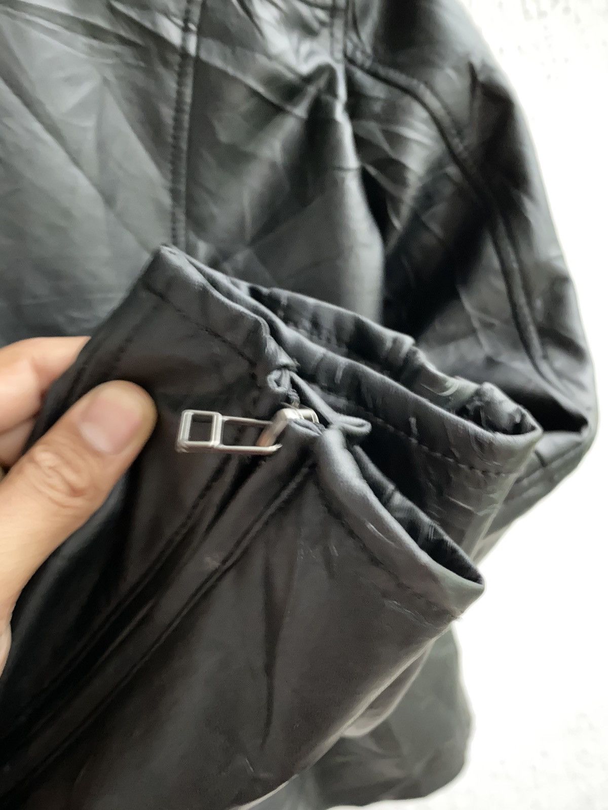 Japanese Brand Back Number THRASHED Motorcycle Riding Leather Jacket Size US M / EU 48-50 / 2 - 9 Thumbnail
