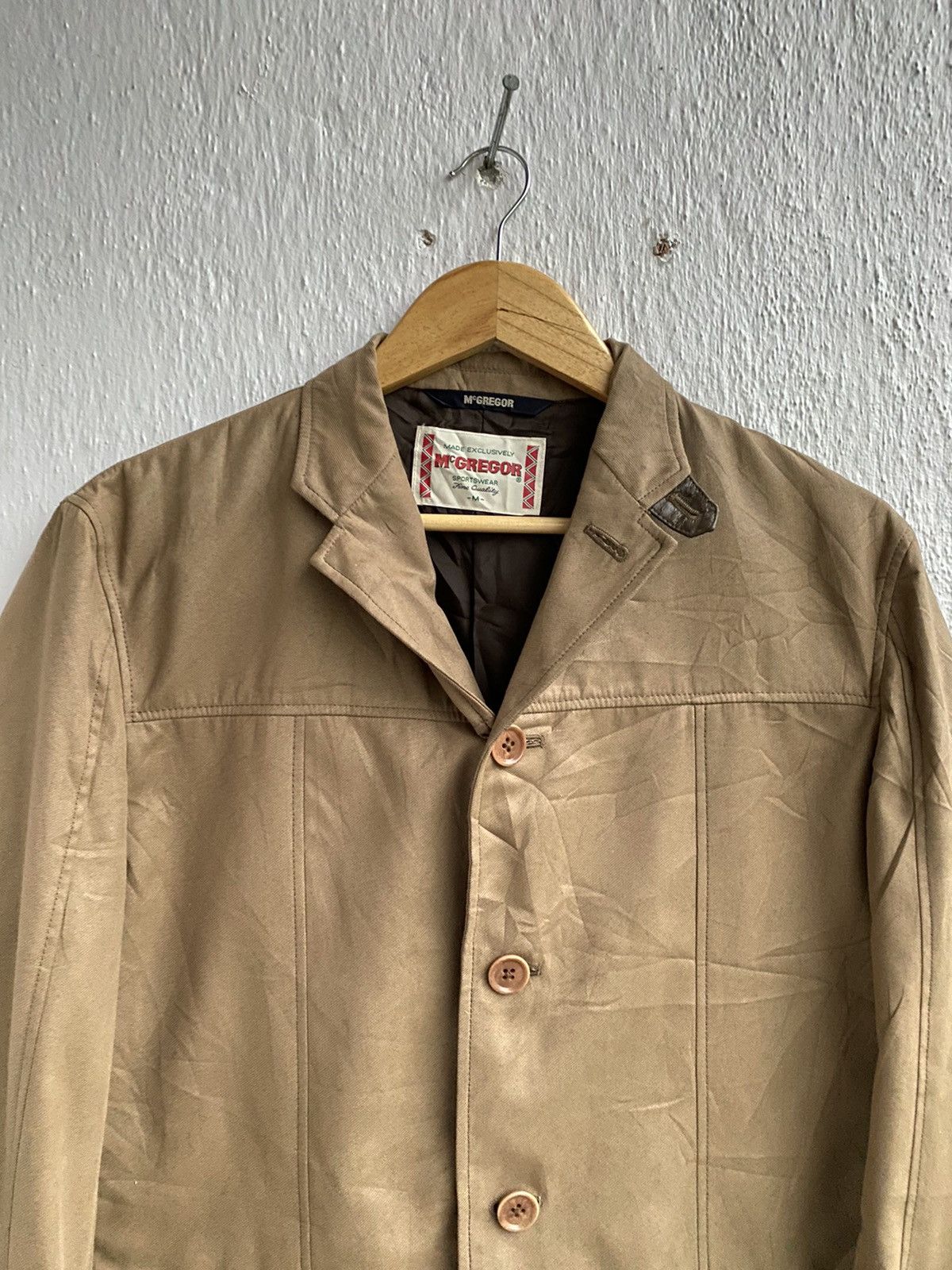 McGregor × Vintage Vintage McGregor Workers Jacket Khaki Size US L / EU 52-54 / 3 - 2 Thumbnail
