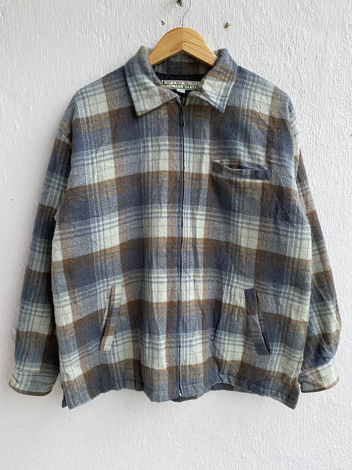 Japanese Brand Vintage American Taste Zip Up Size US XXL / EU 58 / 5 - 1 Thumbnail