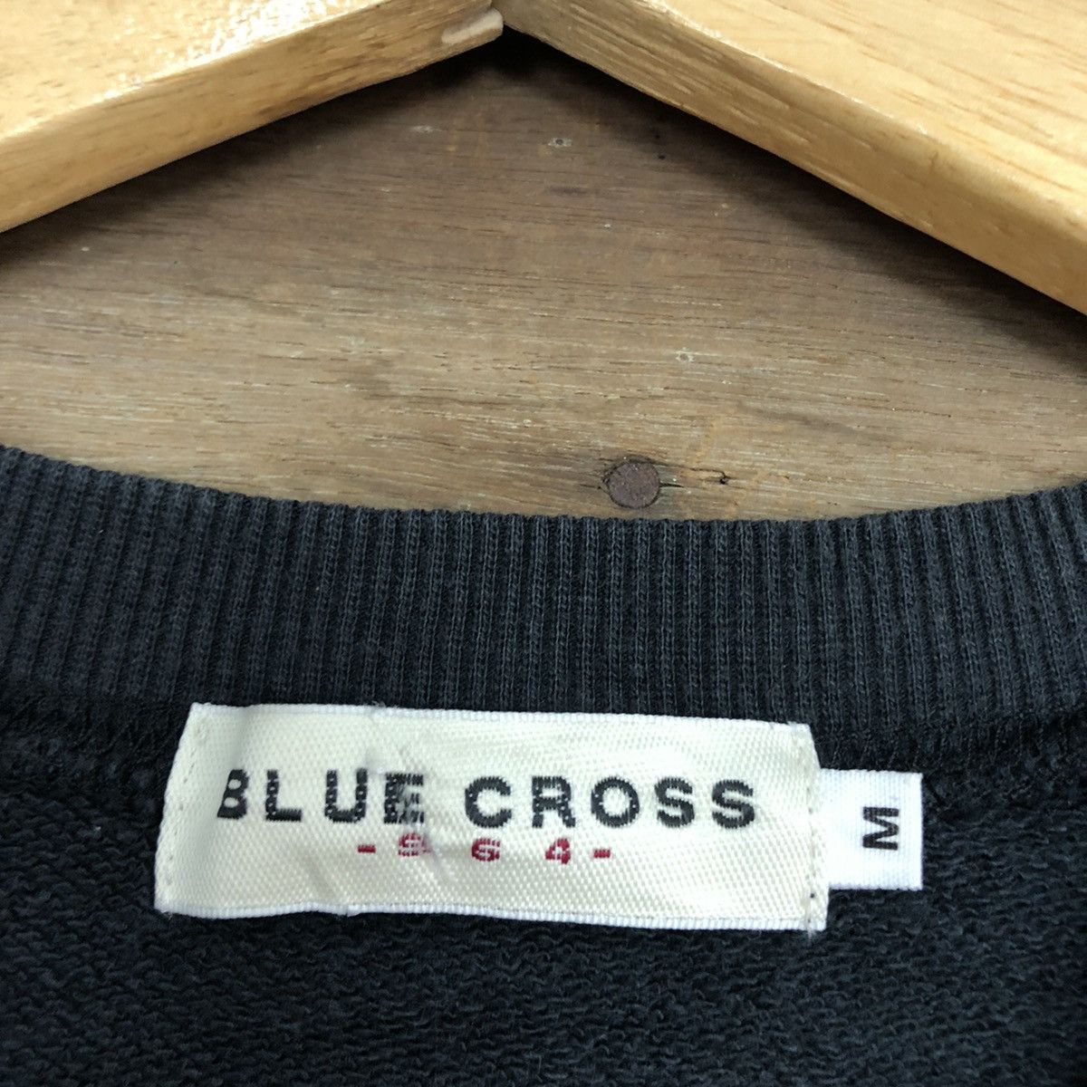 Japanese Brand Blue Cross racing Black Sweatshirt kids #5660 Size US S / EU 44-46 / 1 - 12 Thumbnail