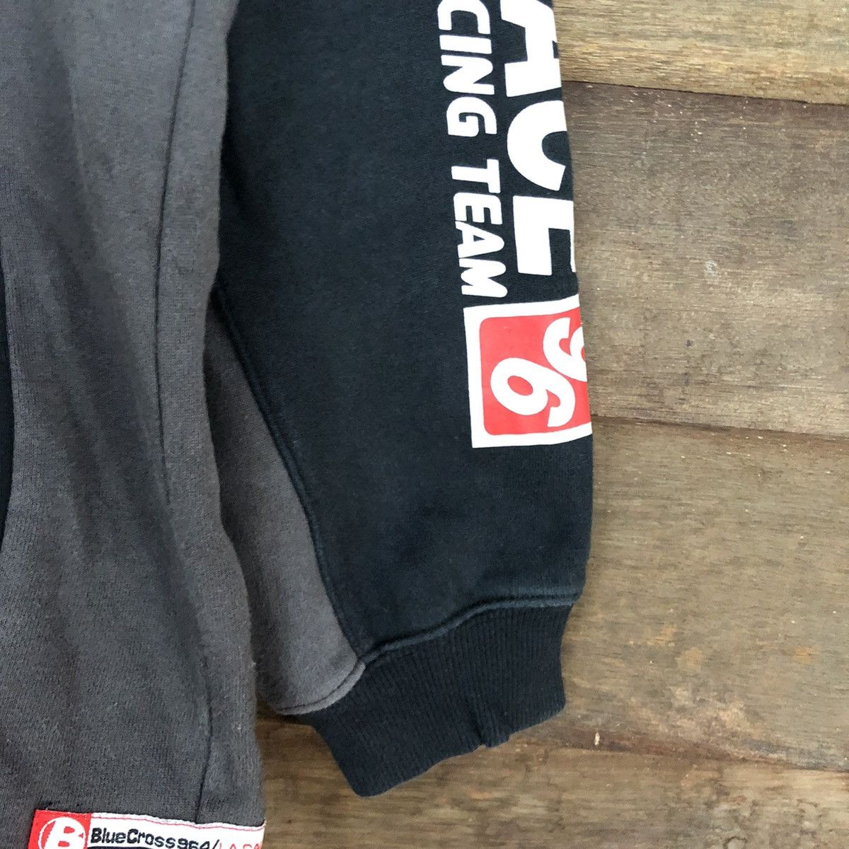 Japanese Brand Blue Cross racing Black Sweatshirt kids #5660 Size US S / EU 44-46 / 1 - 4 Thumbnail