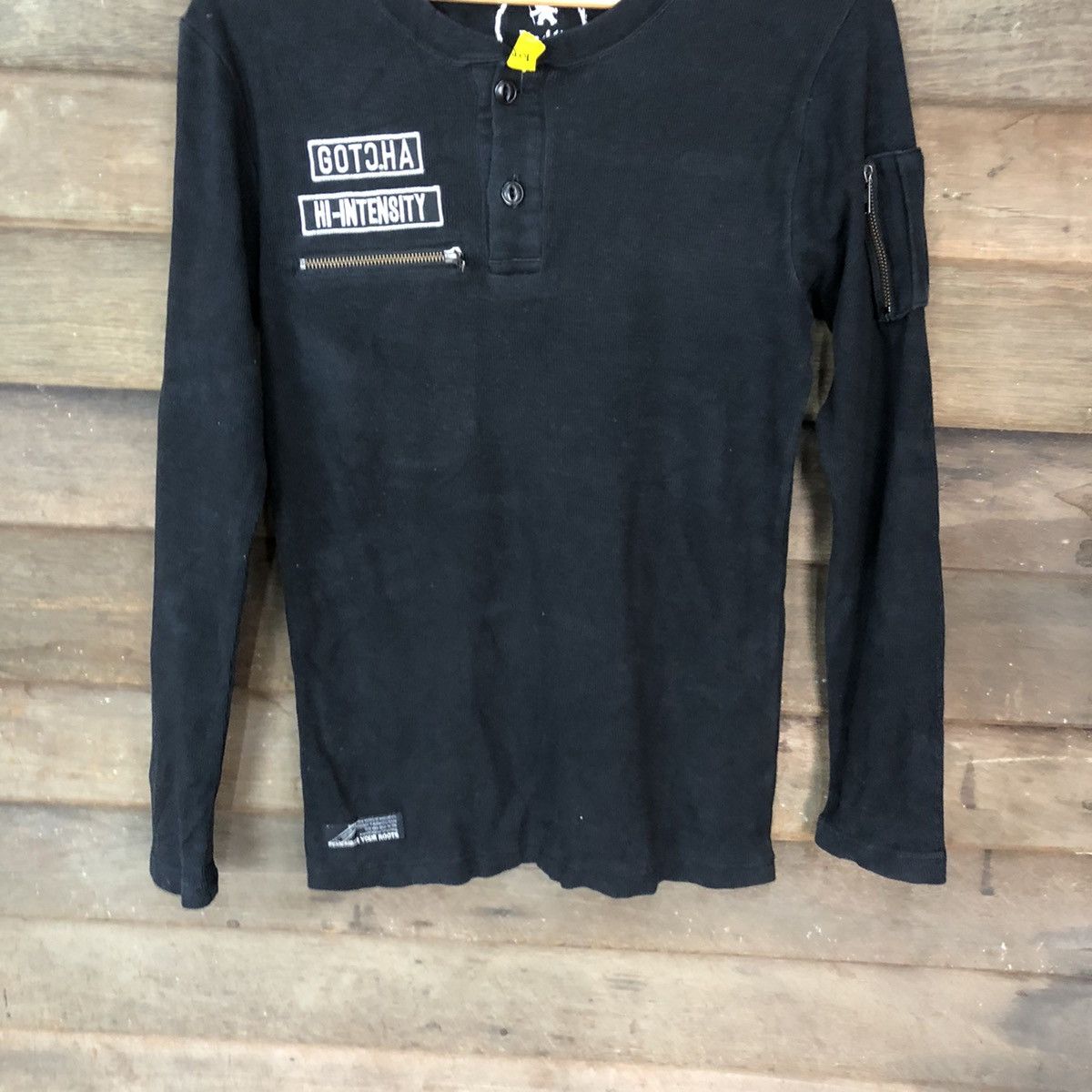 Gotcha Gotcha seditionaries Black long sleeve shirt #3201 Size M / US 6-8 / IT 42-44 - 3 Thumbnail